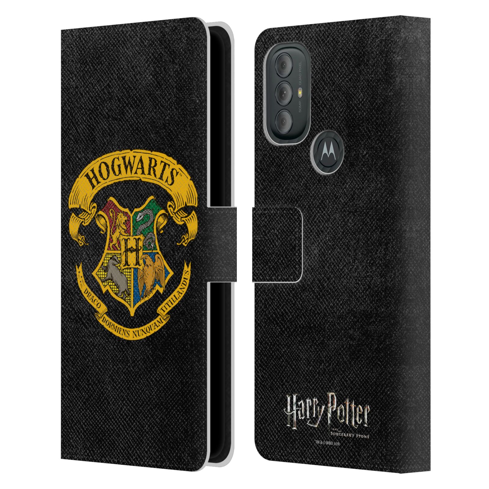 Pouzdro na mobil Motorola Moto G10 / G30 - HEAD CASE - Harry Potter - Znak Bradavic