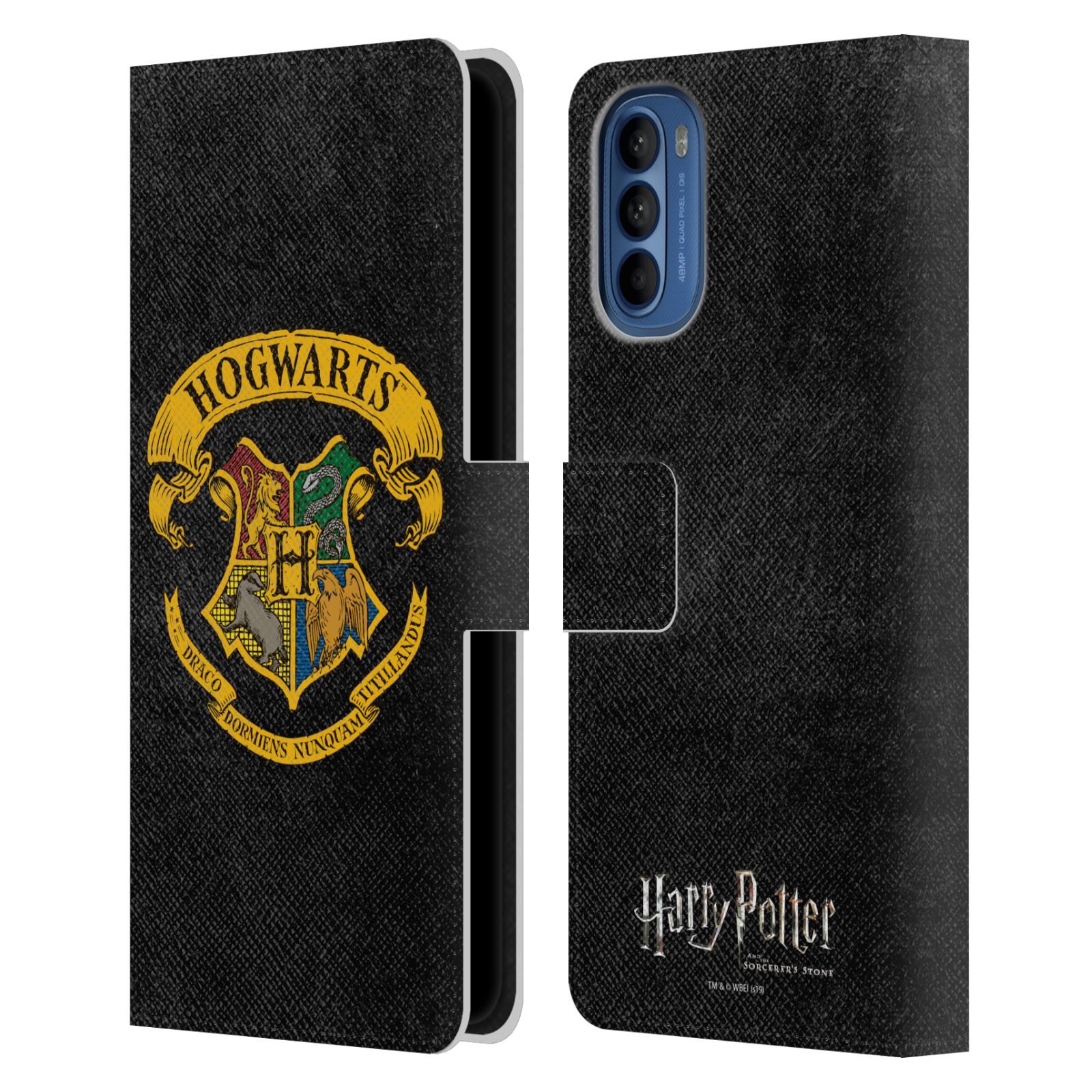 Pouzdro na mobil Motorola Moto G41 - HEAD CASE - Harry Potter - Znak Bradavic