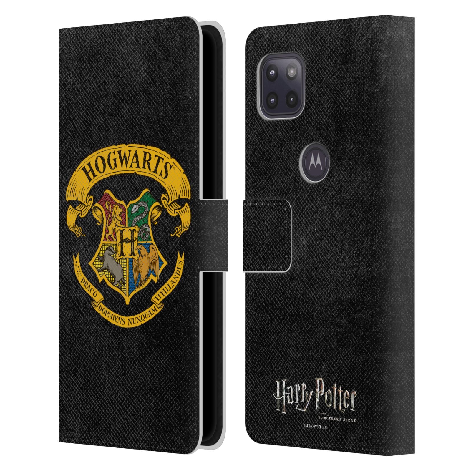 Pouzdro na mobil Motorola Moto G 5G - HEAD CASE - Harry Potter - Znak Bradavic