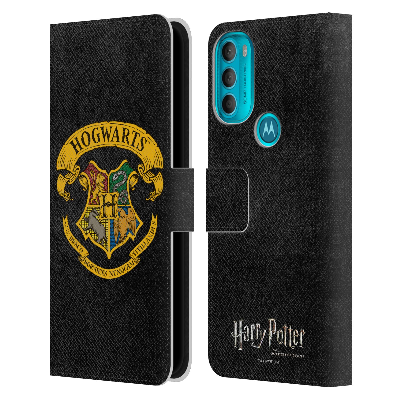 Pouzdro na mobil Motorola Moto G71 5G - HEAD CASE - Harry Potter - Znak Bradavic