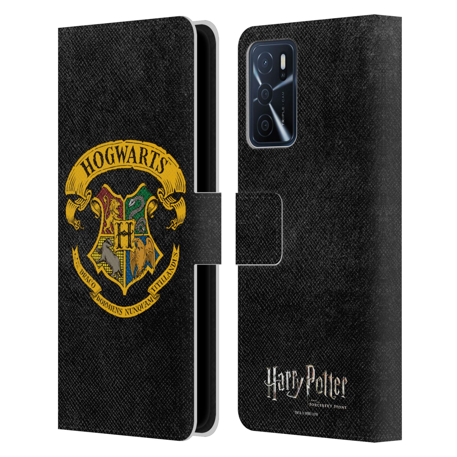 Pouzdro na mobil Oppo A16s - HEAD CASE - Harry Potter - Znak Bradavic