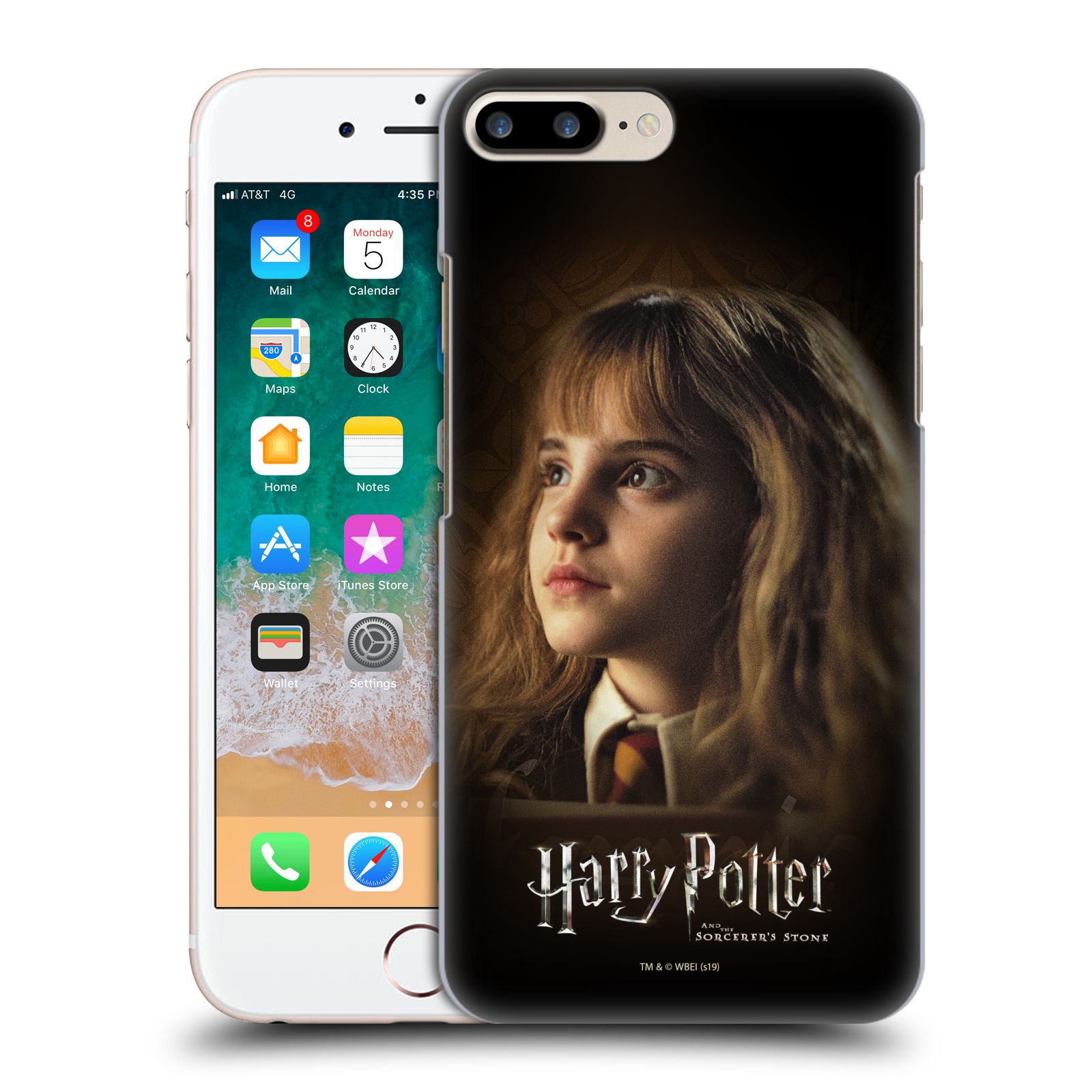 Pouzdro na mobil Apple Iphone 7/8 PLUS - HEAD CASE - malá Hermiona