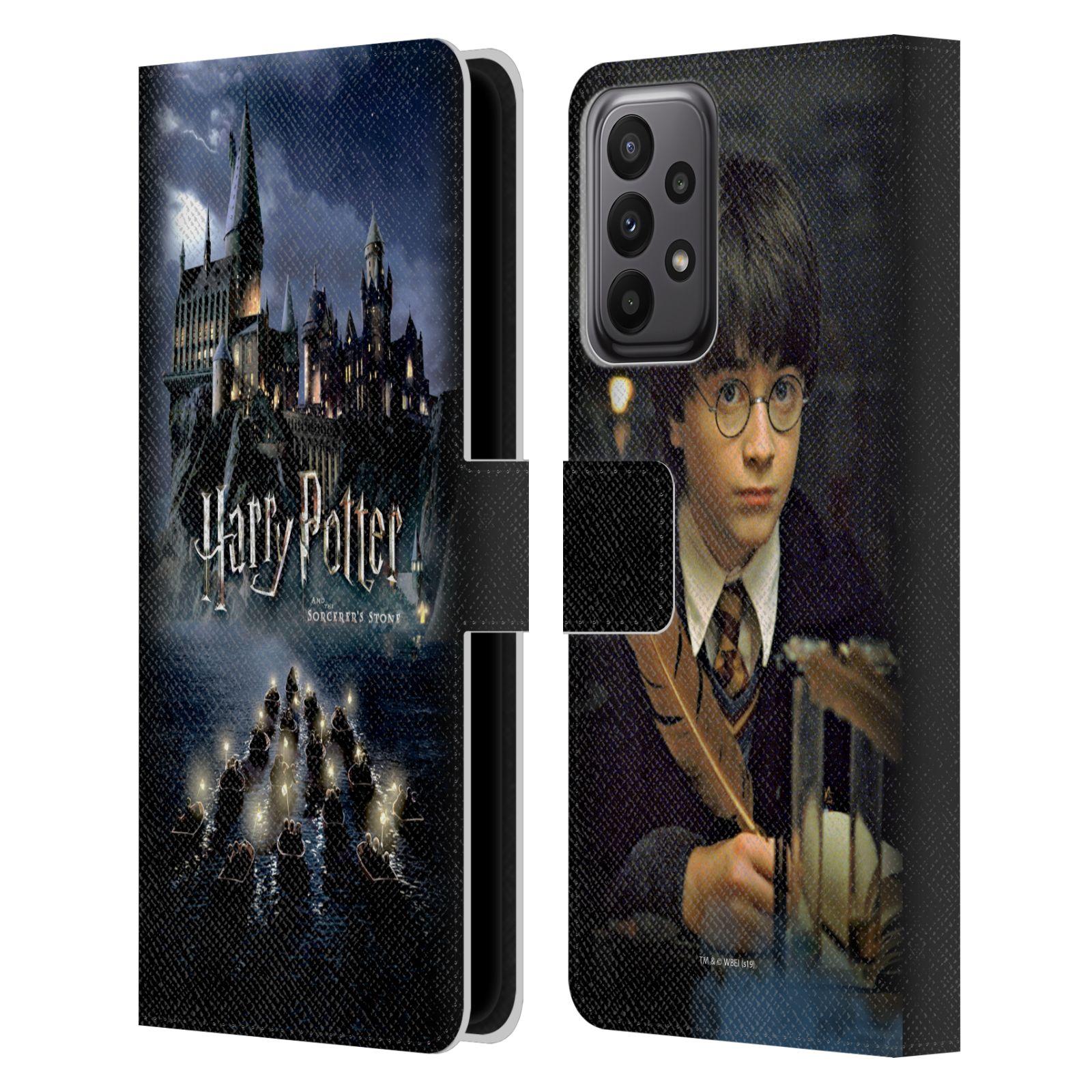 Pouzdro HEAD CASE na mobil Samsung Galaxy A23 - Harry Potter škola v bradavicích