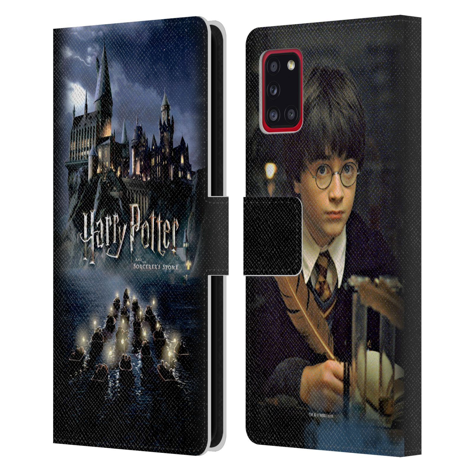 Pouzdro HEAD CASE na mobil Samsung Galaxy A31 - Harry Potter škola v bradavicích