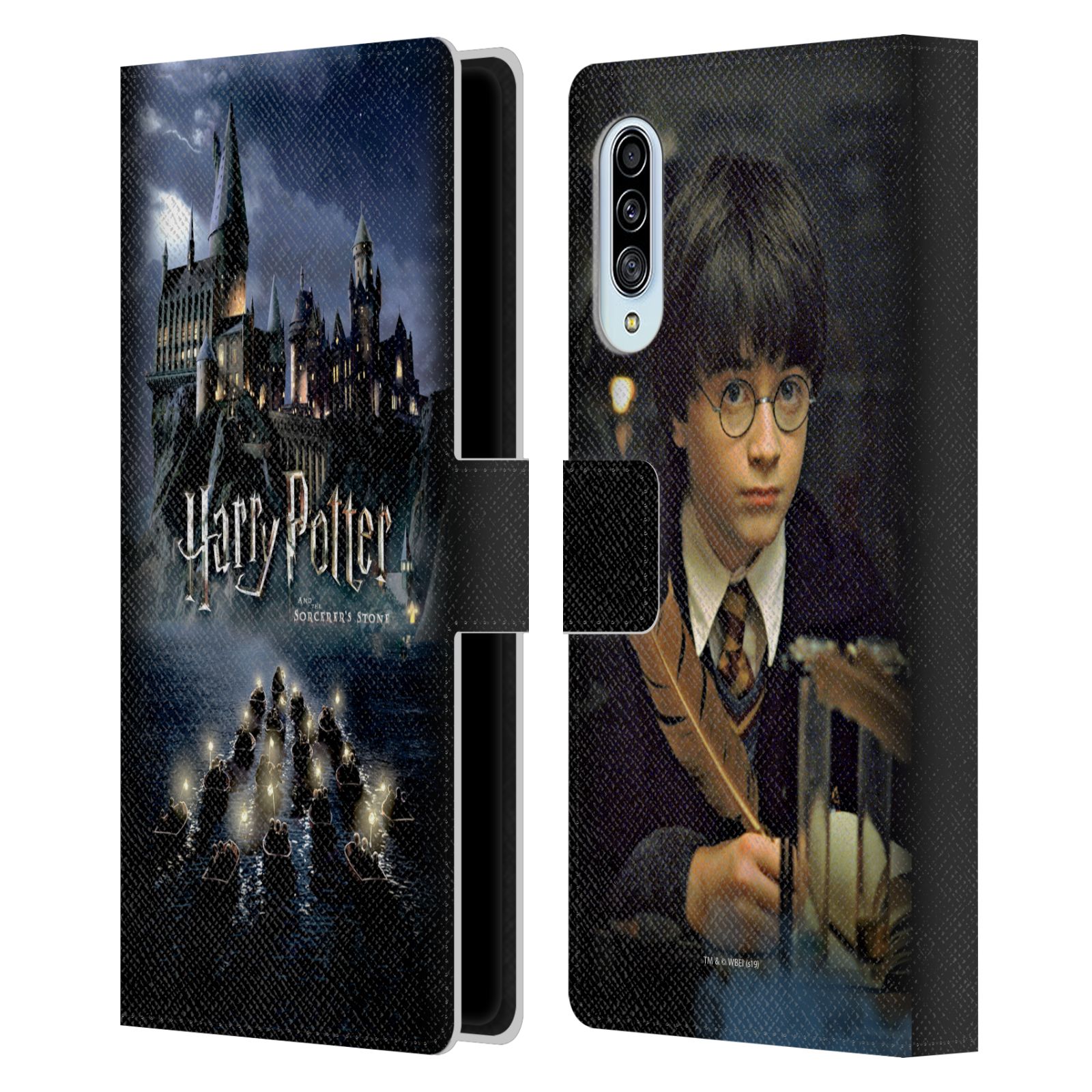 Pouzdro HEAD CASE na mobil Samsung Galaxy A90 5G - Harry Potter škola v bradavicích