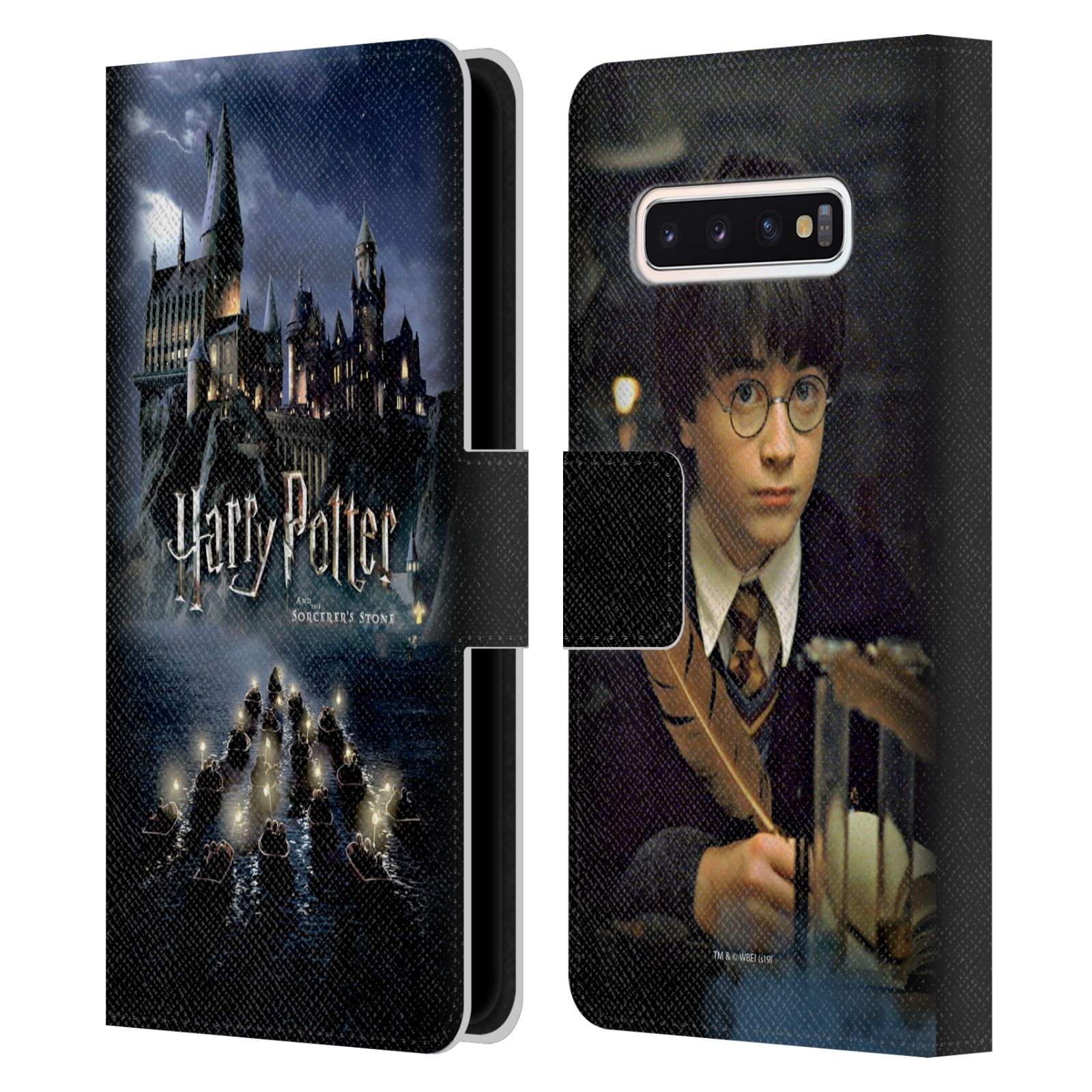 Pouzdro HEAD CASE na mobil Samsung Galaxy S10 - Harry Potter škola v bradavicích
