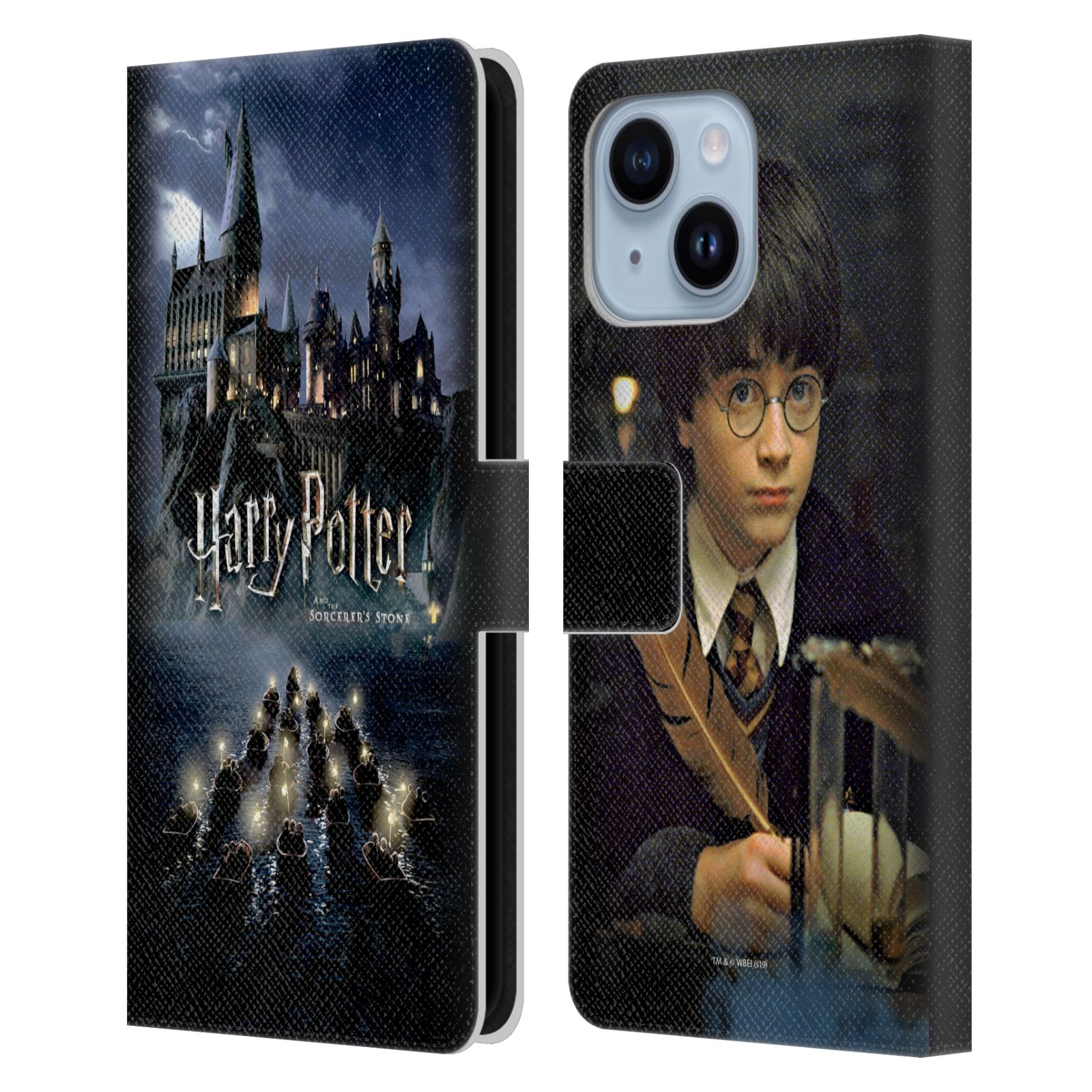 Pouzdro HEAD CASE na mobil Apple Iphone 14 PLUS - Harry Potter škola v bradavicích