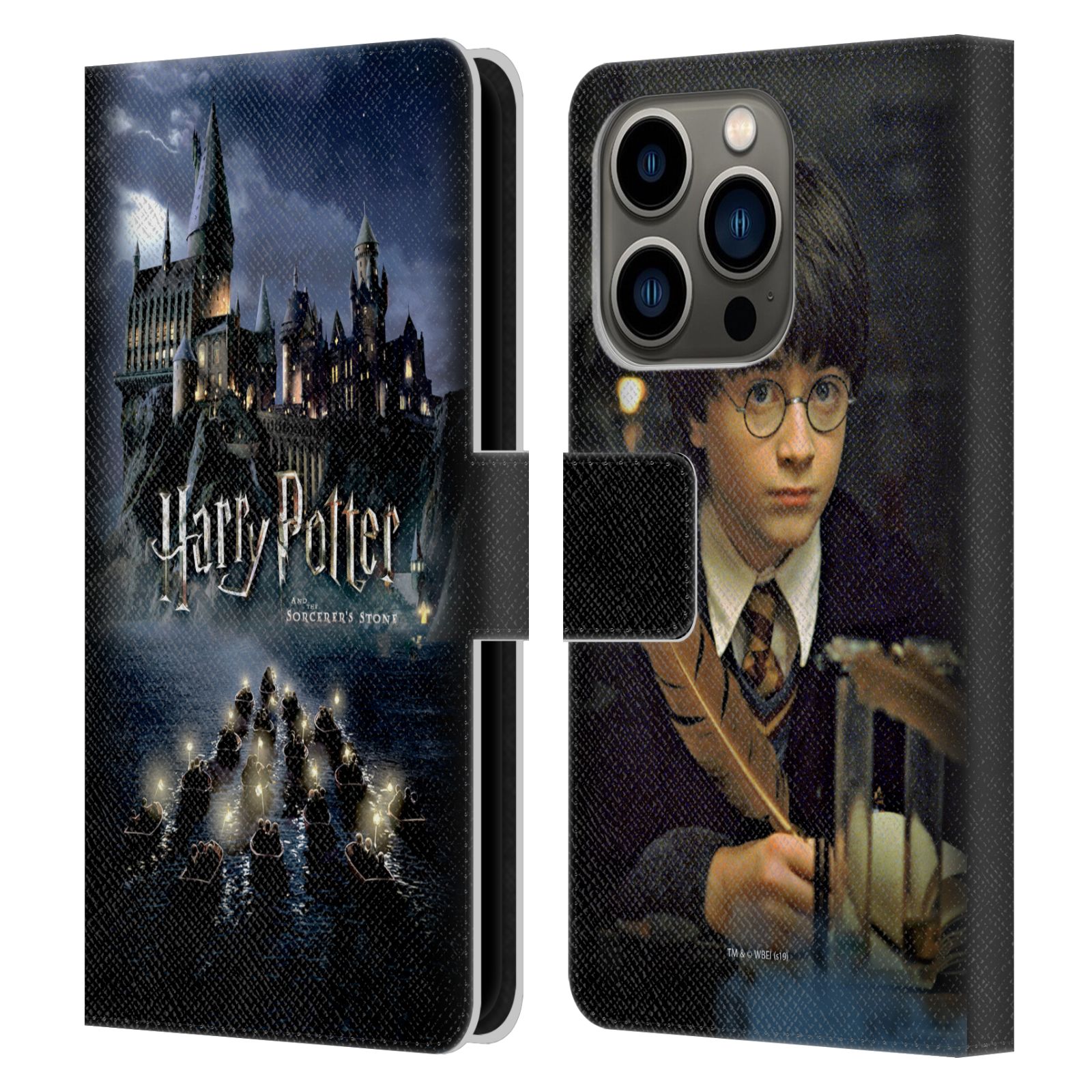 Pouzdro HEAD CASE na mobil Apple Iphone 14 PRO - Harry Potter škola v bradavicích