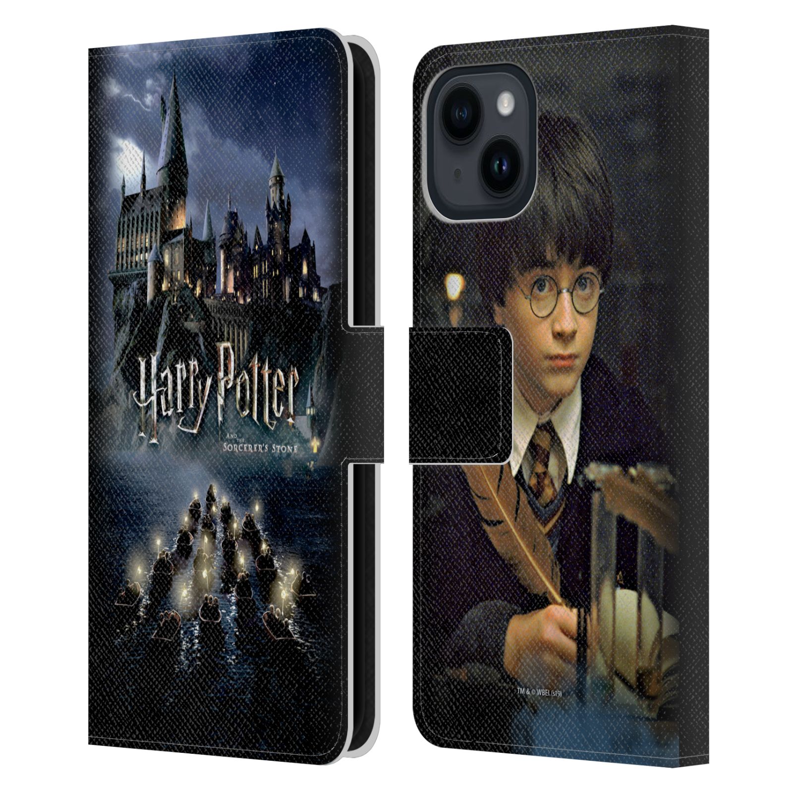 Pouzdro HEAD CASE na mobil Apple Iphone 15 - Harry Potter škola v bradavicích