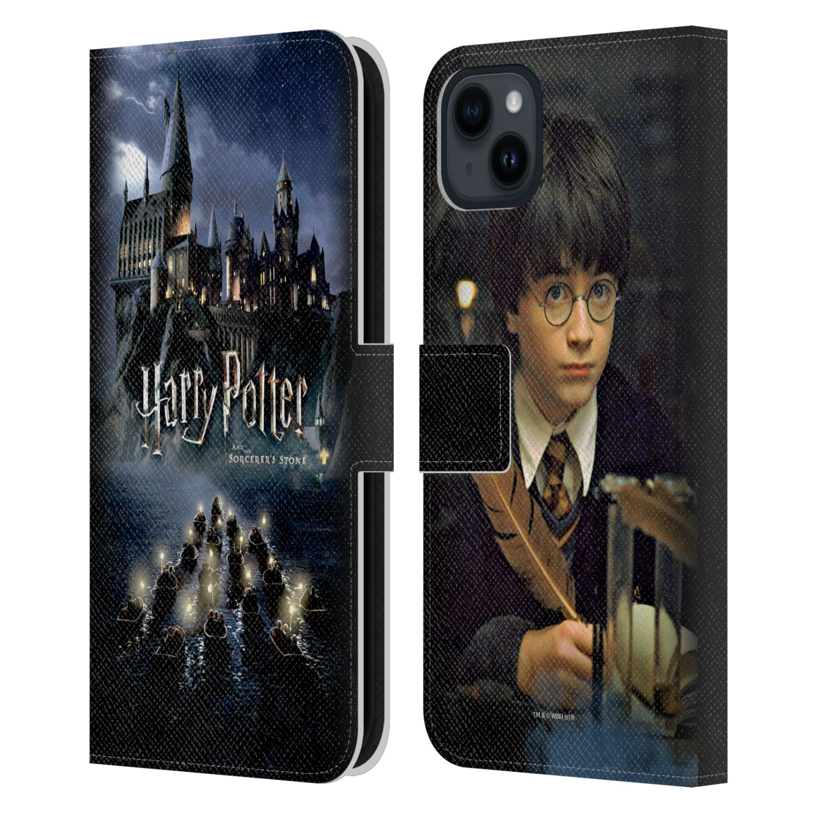 Pouzdro HEAD CASE na mobil Apple Iphone 15 PLUS - Harry Potter škola v bradavicích