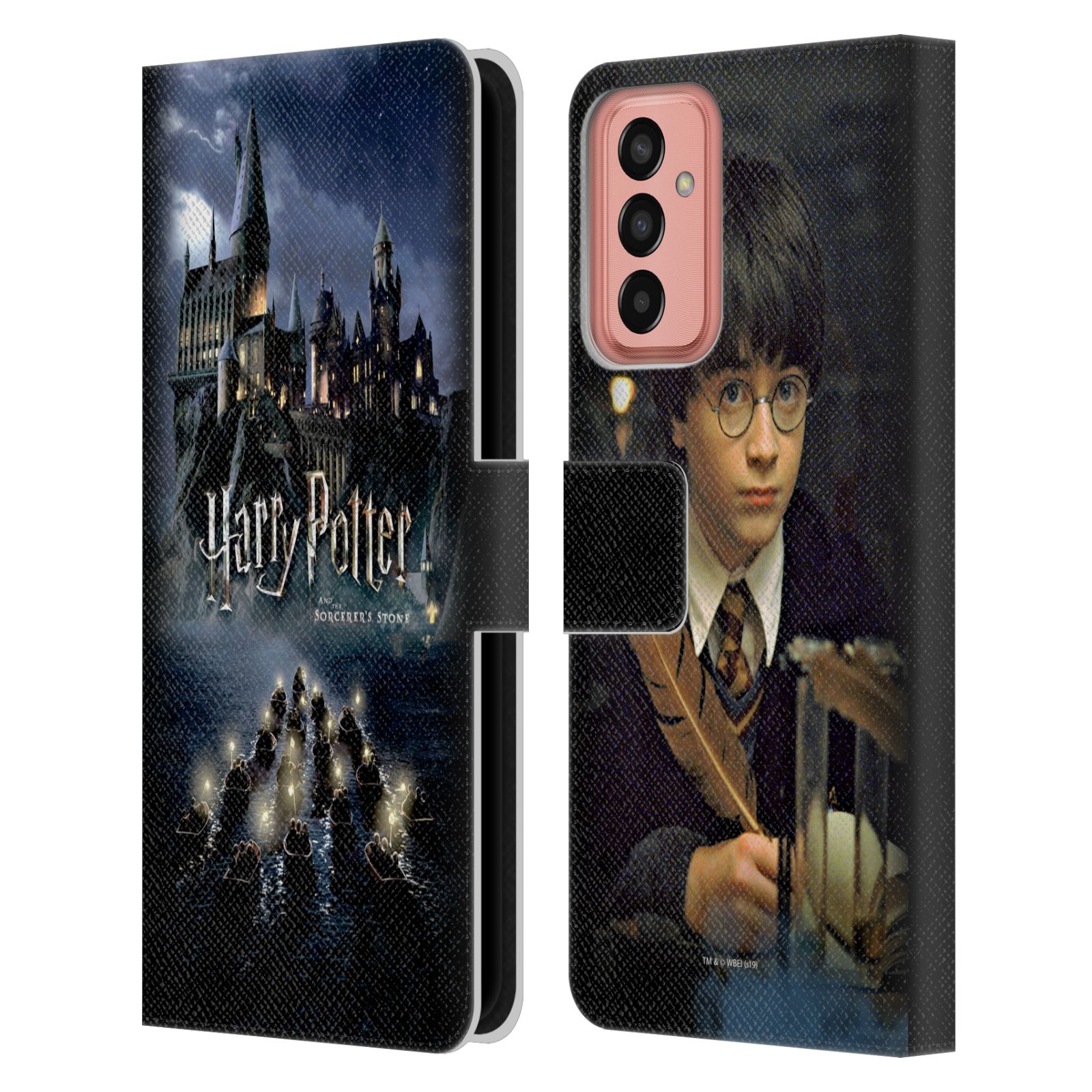 Pouzdro HEAD CASE na mobil Samsung Galaxy M13 - Harry Potter škola v bradavicích