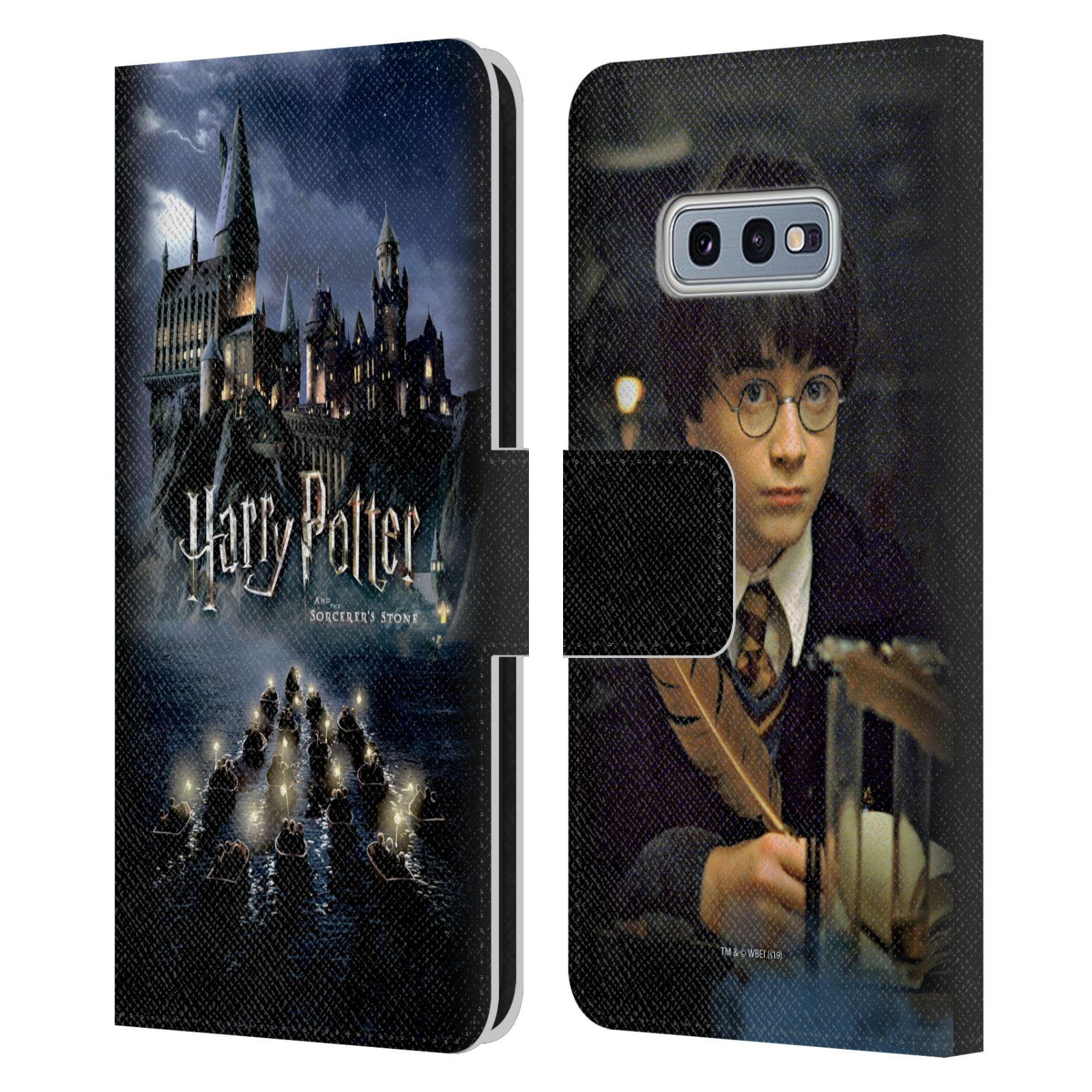 Pouzdro HEAD CASE na mobil Samsung Galaxy S10e - Harry Potter škola v bradavicích