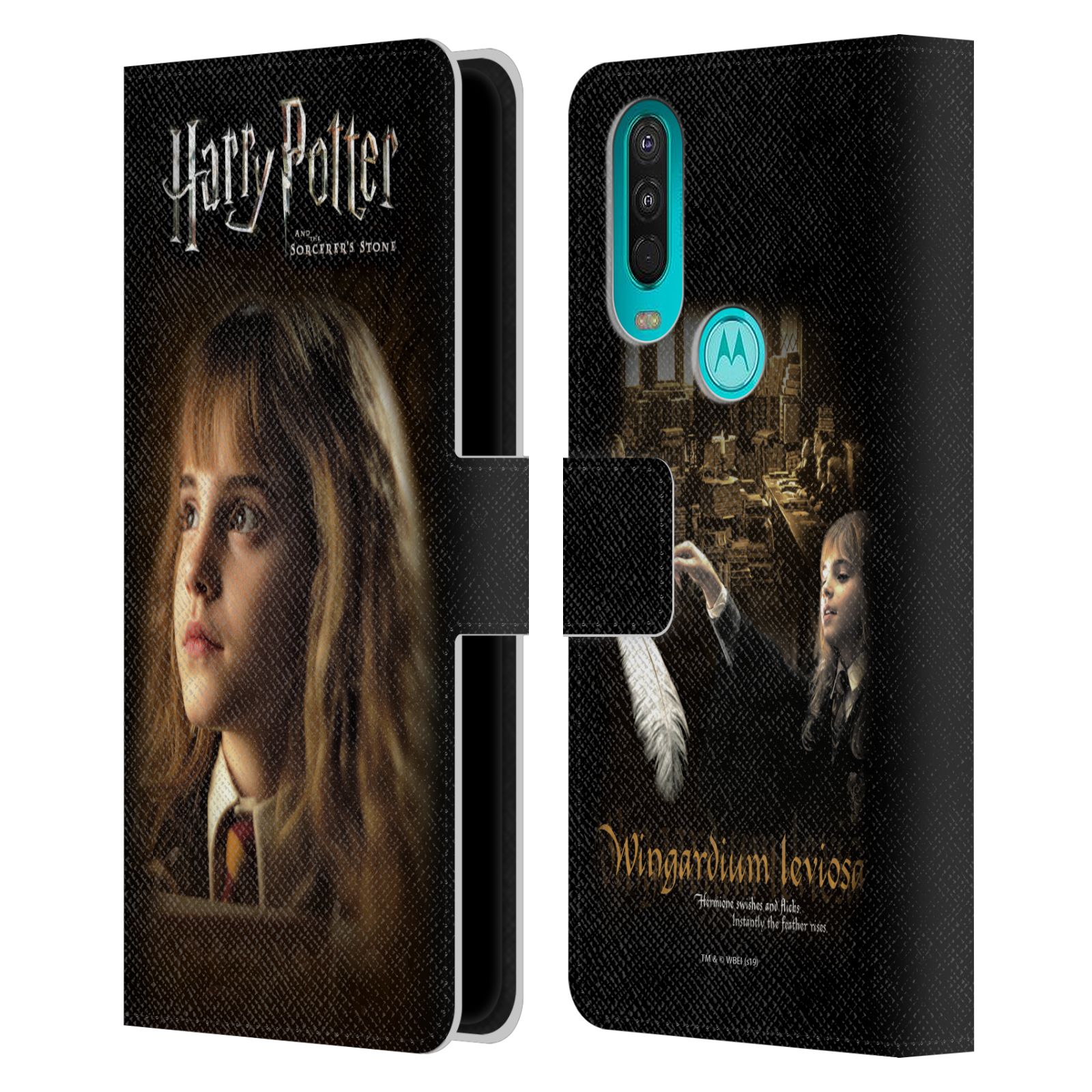Pouzdro HEAD CASE na mobil Motorola One Action - Harry Potter - Hermiona