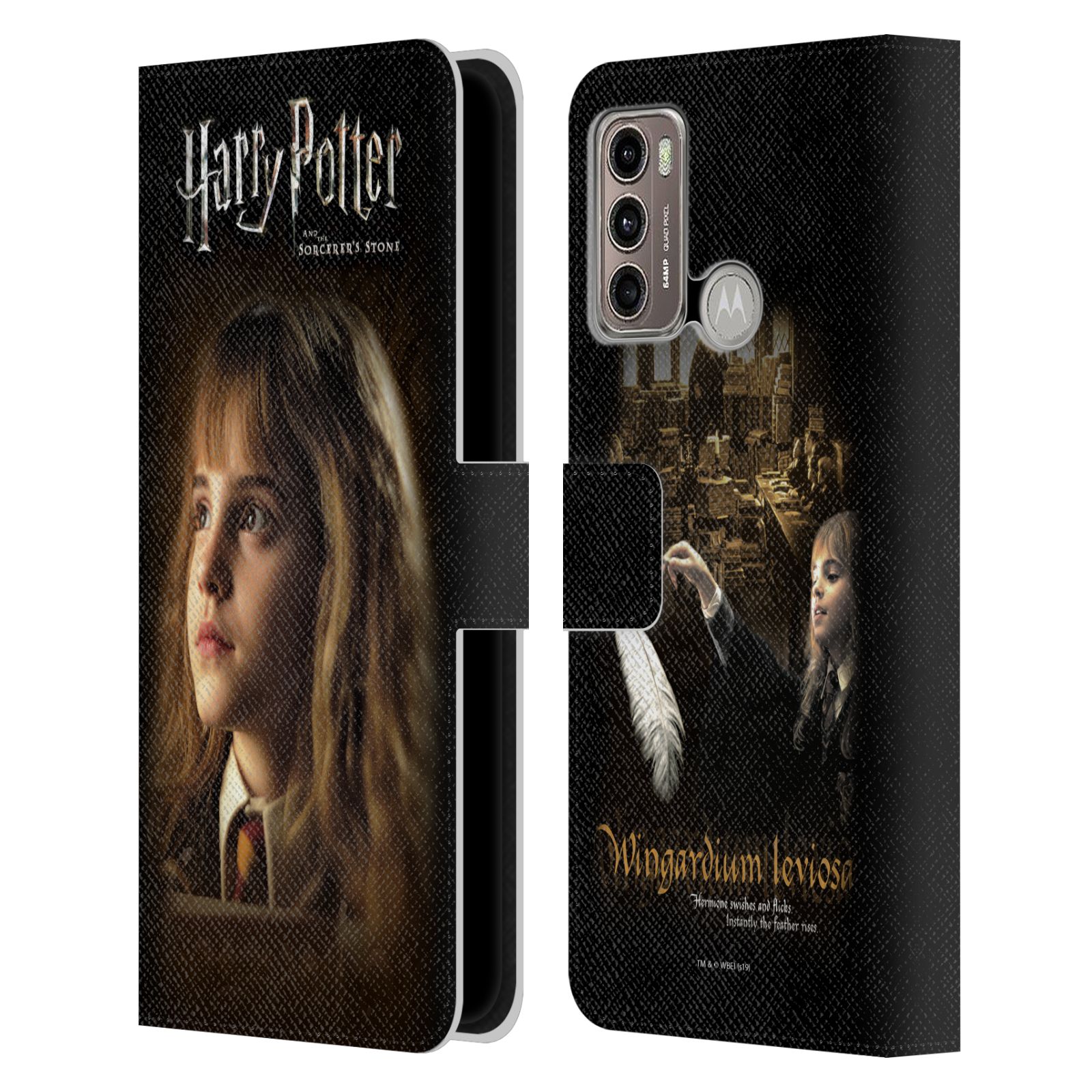 Pouzdro HEAD CASE na mobil Motorola Moto G60 - Harry Potter - Hermiona