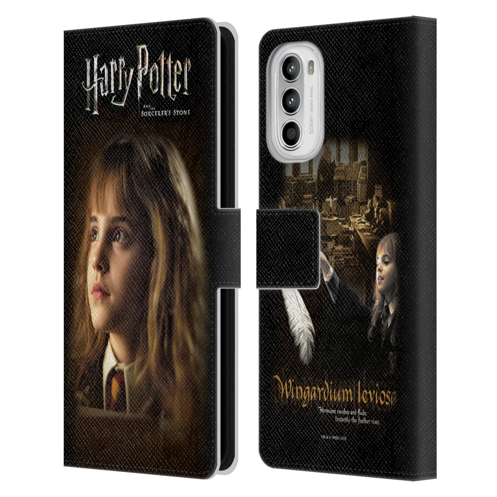 Pouzdro HEAD CASE na mobil Motorola Moto G52 - Harry Potter - Hermiona