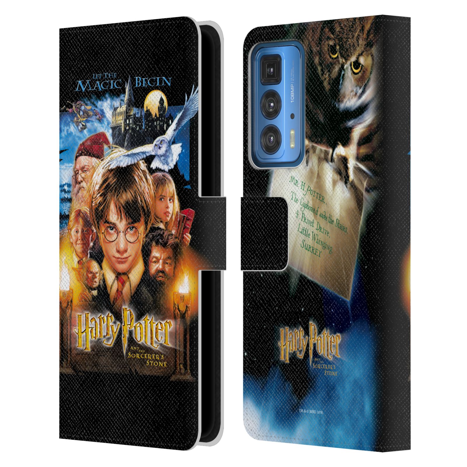 Pouzdro HEAD CASE na mobil Motorola EDGE 20 PRO - Harry Potter - filmový plakát
