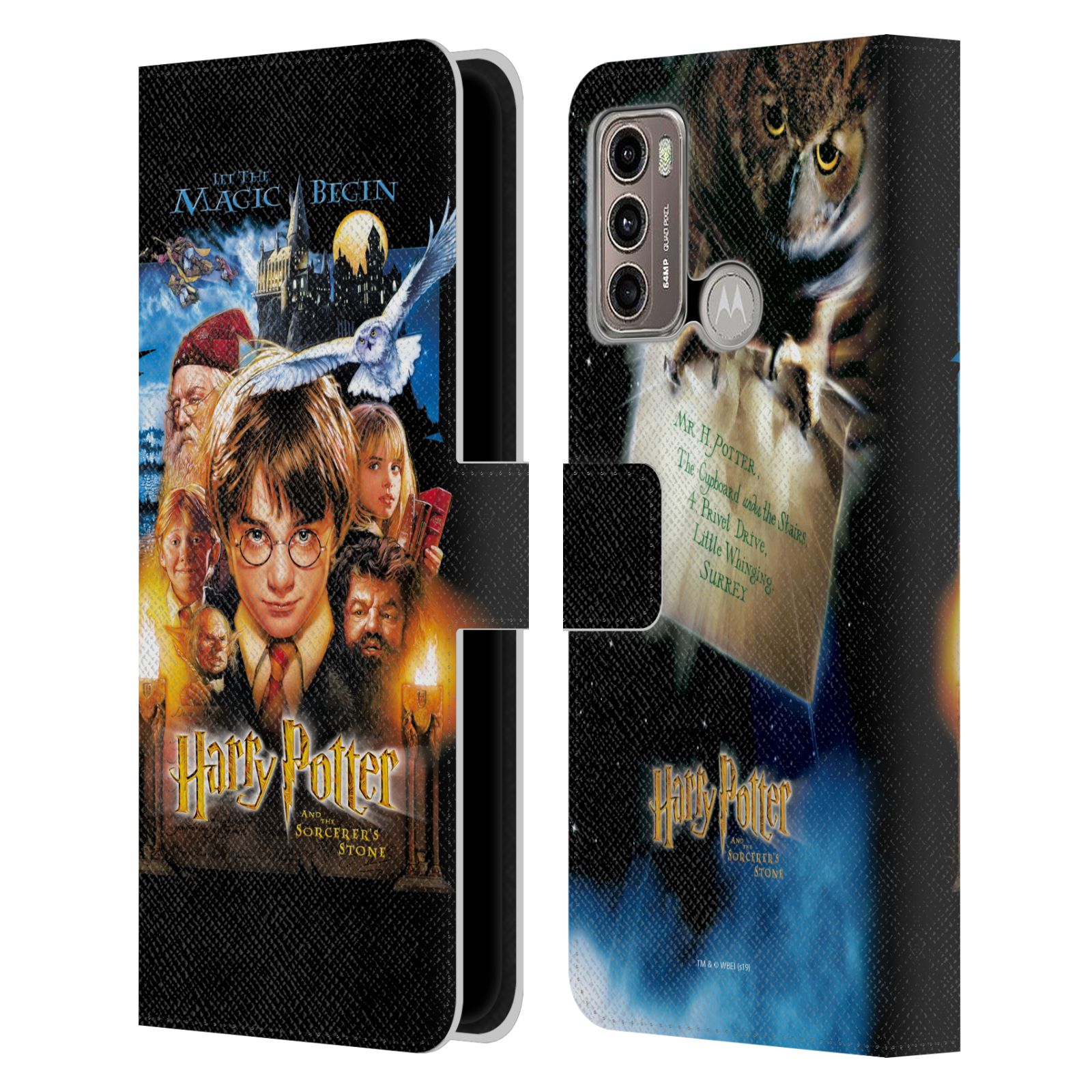 Pouzdro HEAD CASE na mobil Motorola Moto G60 - Harry Potter - filmový plakát