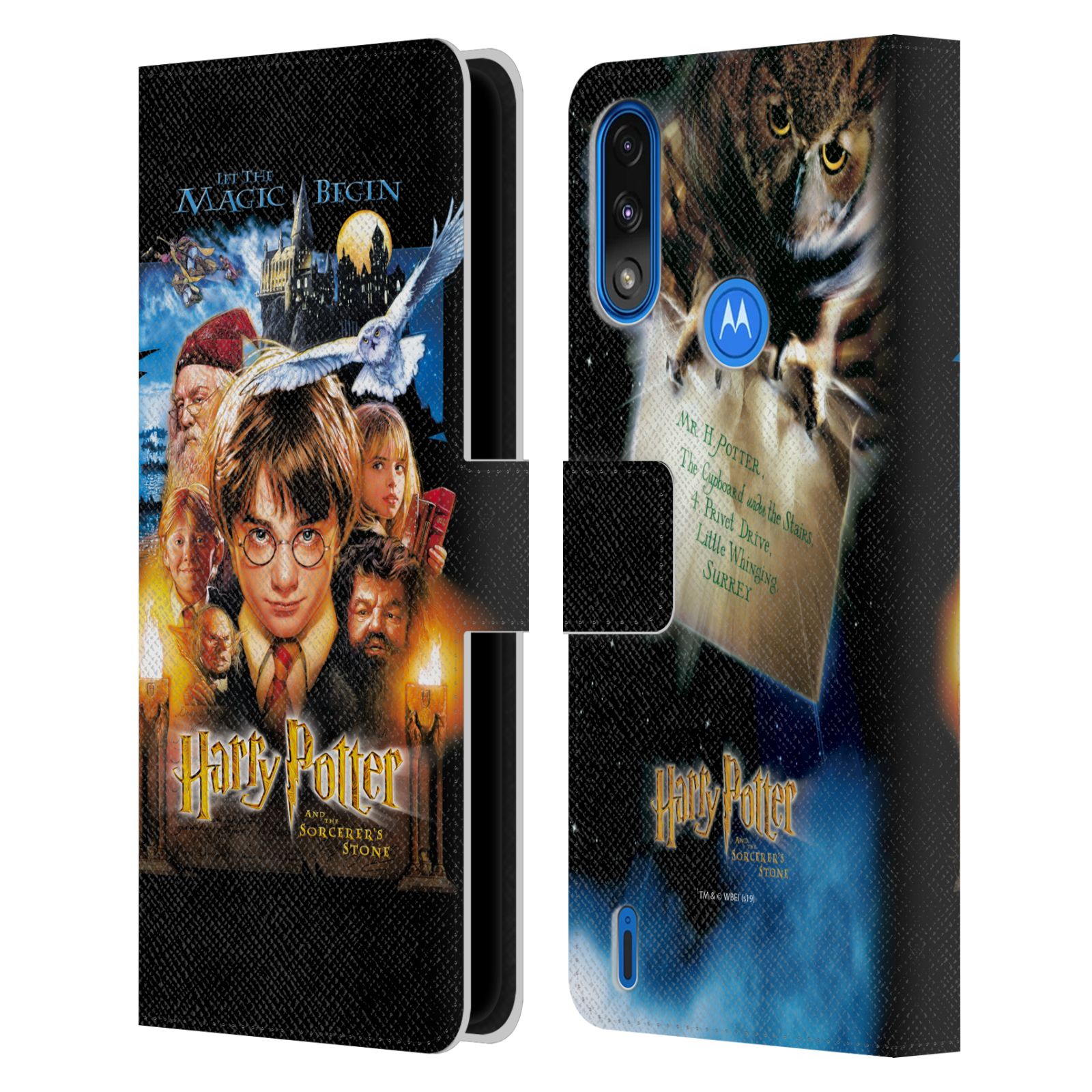 Pouzdro HEAD CASE na mobil Motorola Moto E7 POWER - Harry Potter - filmový plakát