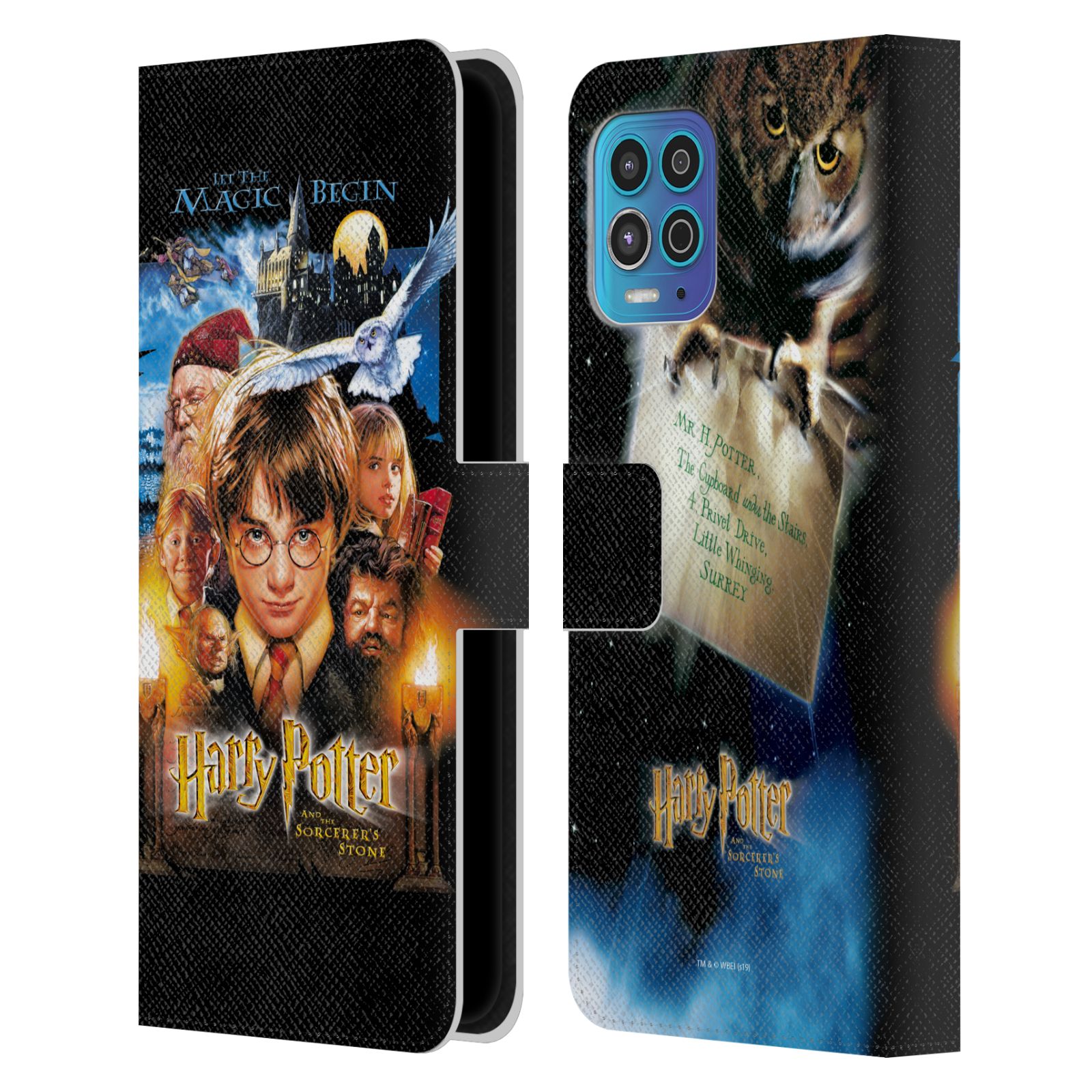 Pouzdro HEAD CASE na mobil Motorola MOTO G100 - Harry Potter - filmový plakát