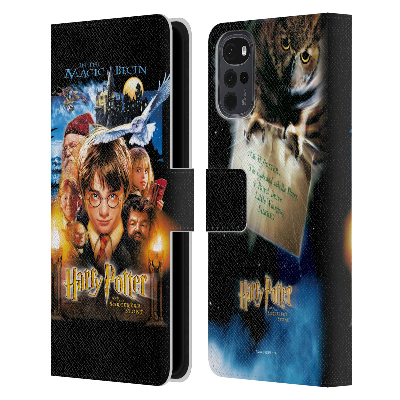 Pouzdro HEAD CASE na mobil Motorola Moto G22 - Harry Potter - filmový plakát