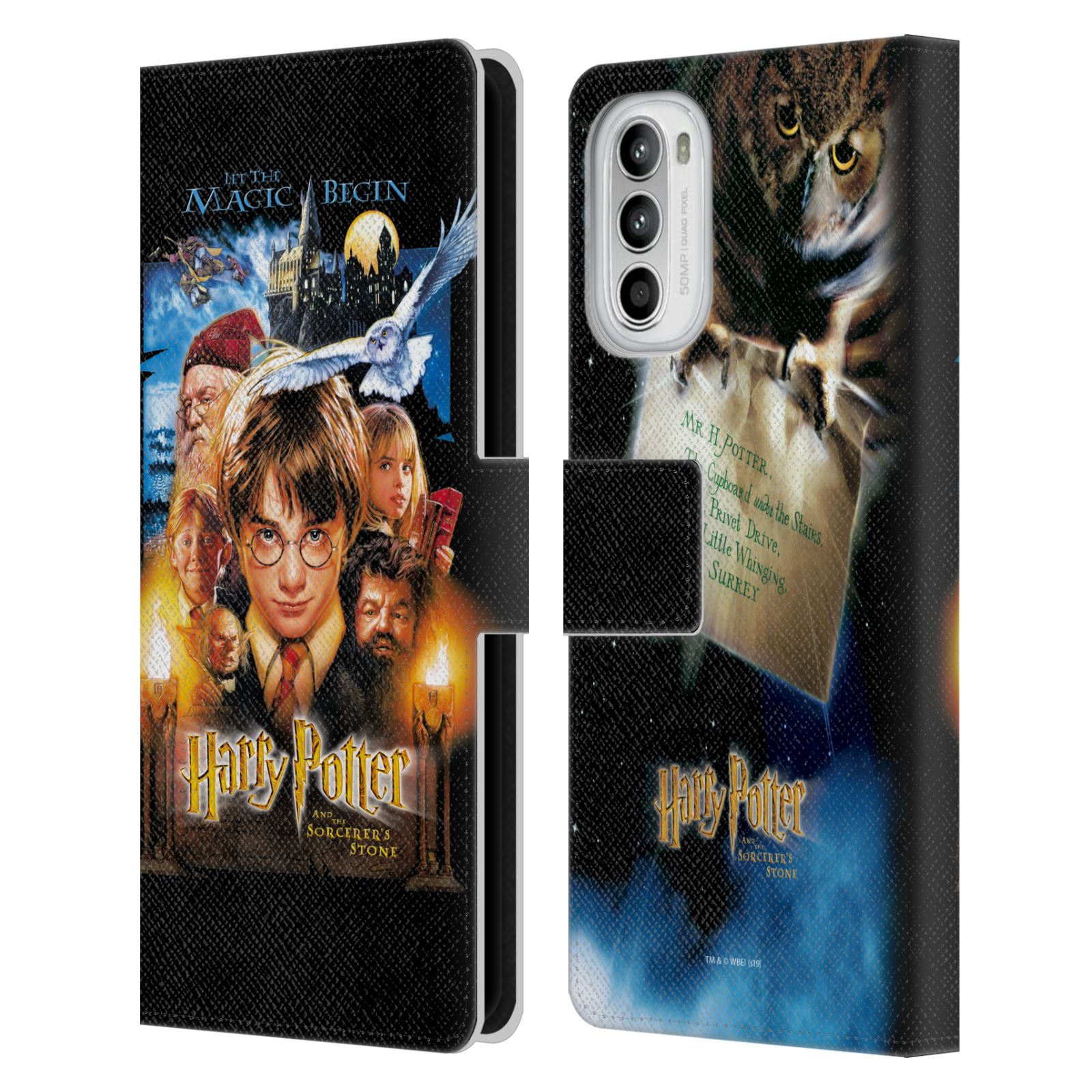 Pouzdro HEAD CASE na mobil Motorola Moto G52 - Harry Potter - filmový plakát