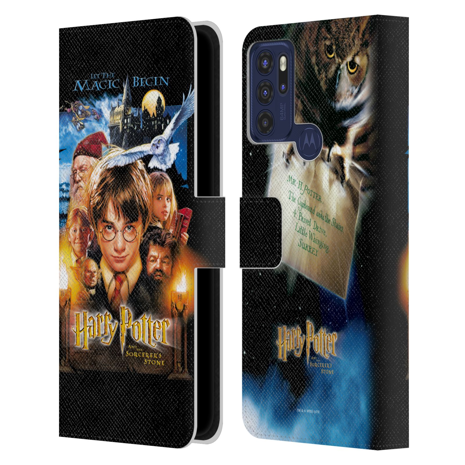 Pouzdro HEAD CASE na mobil Motorola MOTO G60s - Harry Potter - filmový plakát