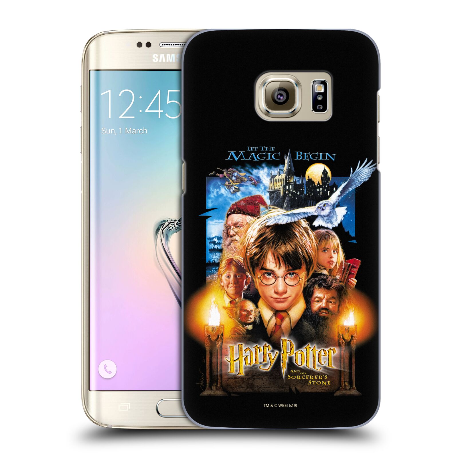 Pouzdro na mobil Samsung Galaxy S7 EDGE - HEAD CASE - Harry Potter - Kámen Mudrců