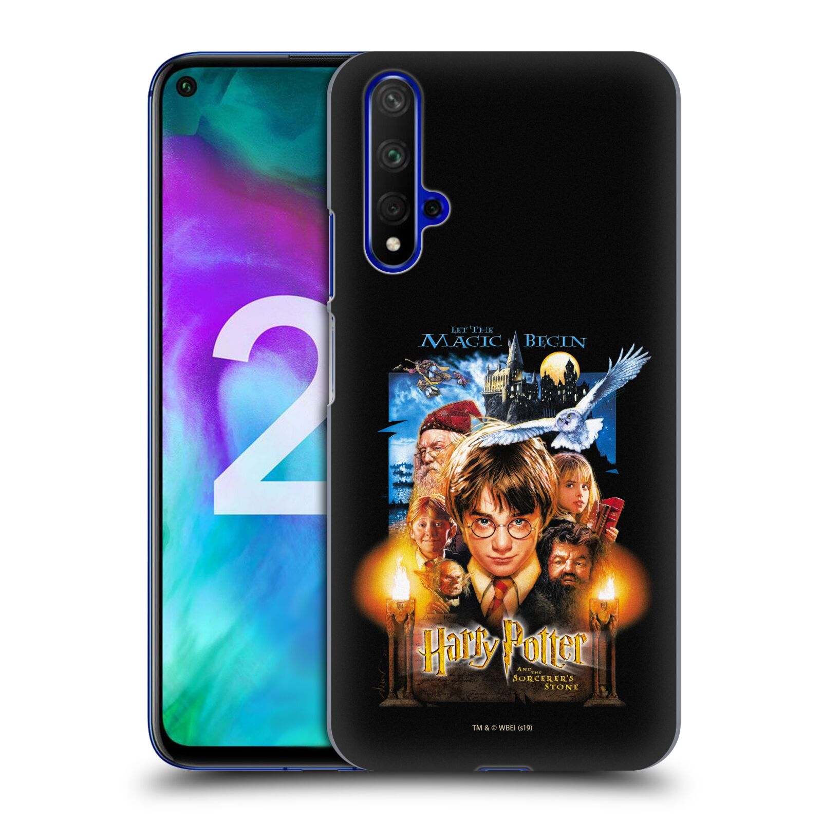 Pouzdro na mobil HONOR 20 - HEAD CASE - Harry Potter - Kámen Mudrců