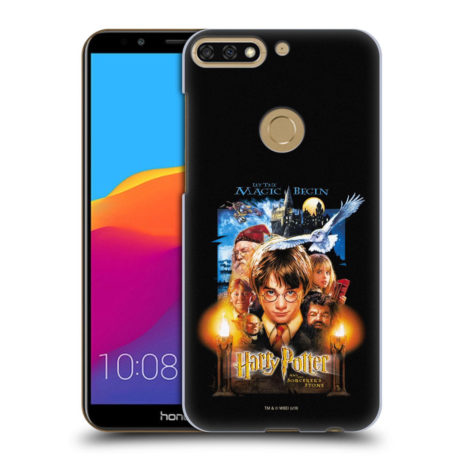 Pouzdro na mobil HONOR 7C - HEAD CASE - Harry Potter - Kámen Mudrců