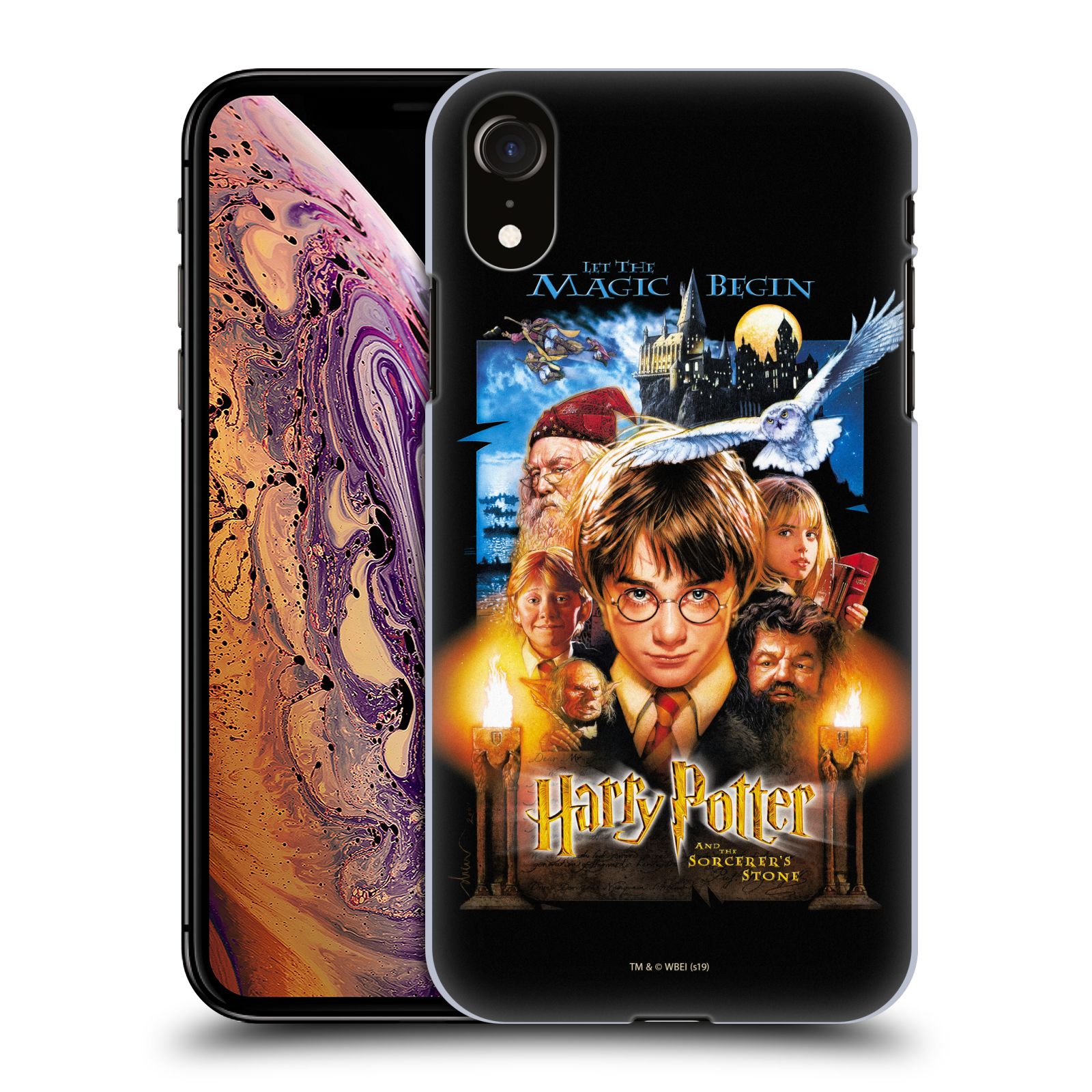 Pouzdro na mobil Apple Iphone XR - HEAD CASE - Harry Potter - Kámen Mudrců