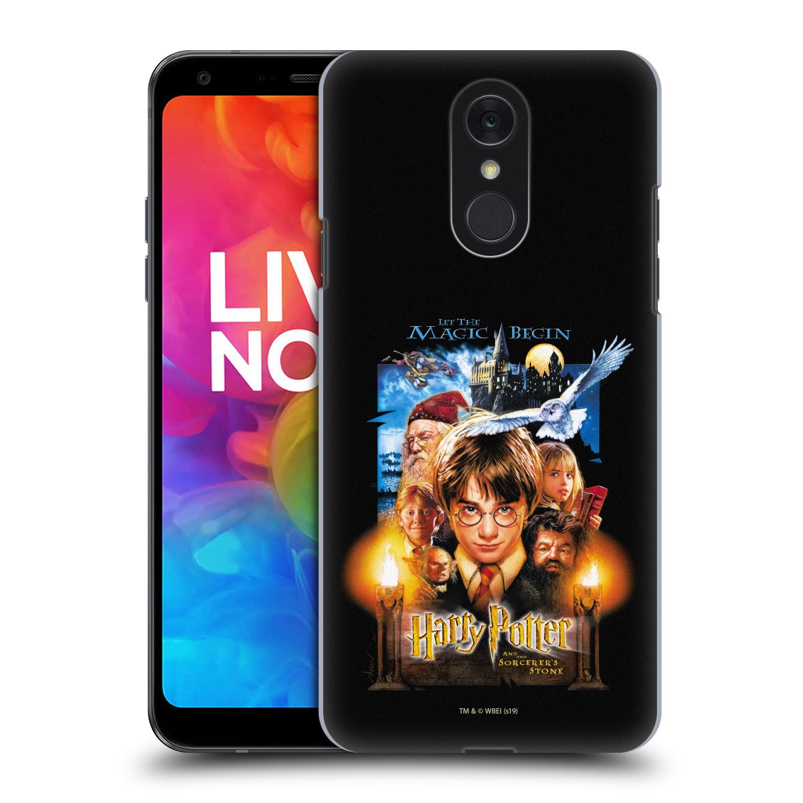 Pouzdro na mobil LG Q7 - HEAD CASE - Harry Potter - Kámen Mudrců