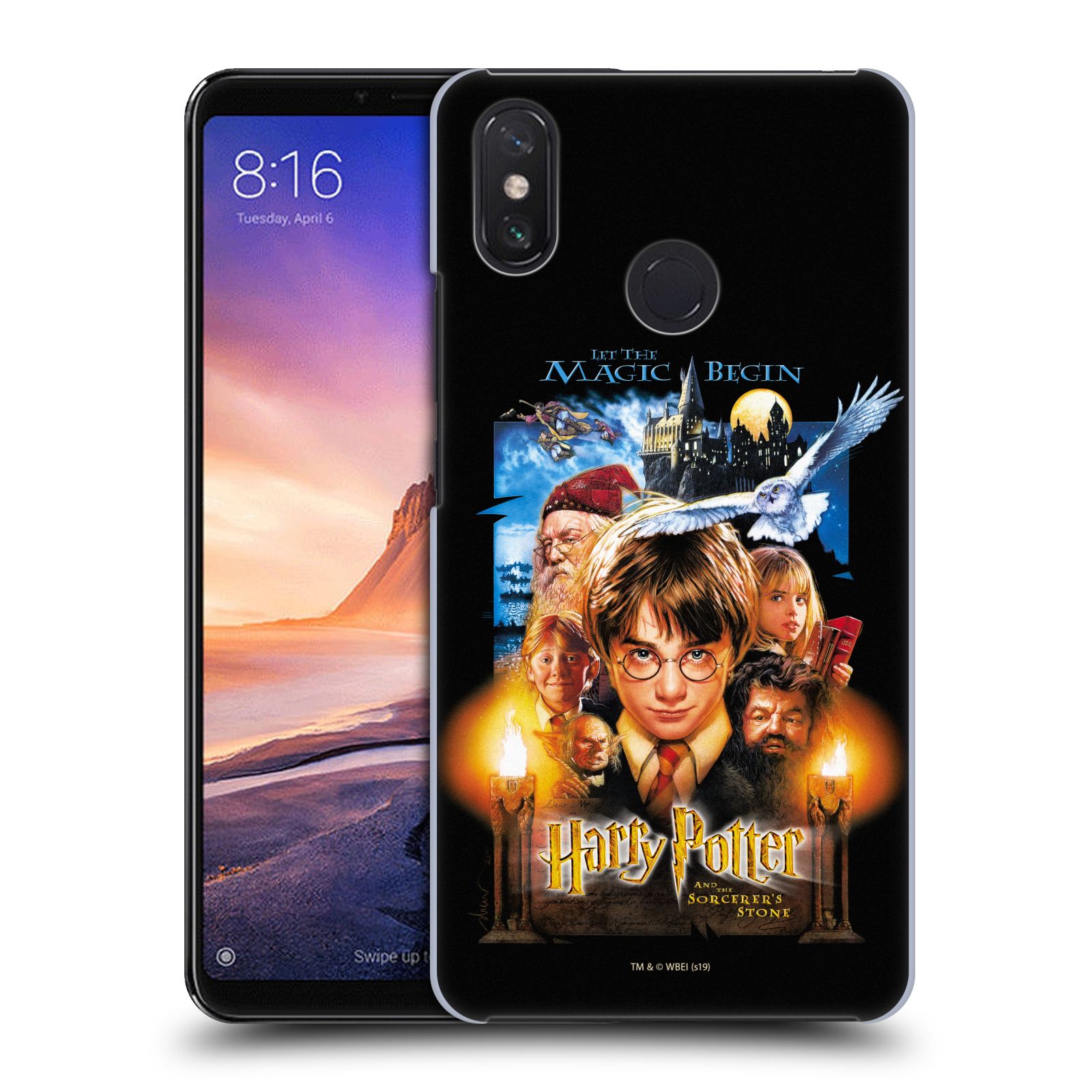 Pouzdro na mobil Xiaomi Mi Max 3 - HEAD CASE - Harry Potter - Kámen Mudrců
