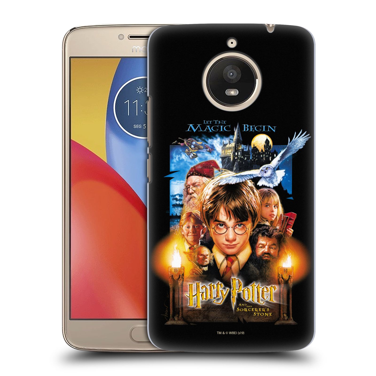 Pouzdro na mobil Lenovo Moto E4 PLUS - HEAD CASE - Harry Potter - Kámen Mudrců