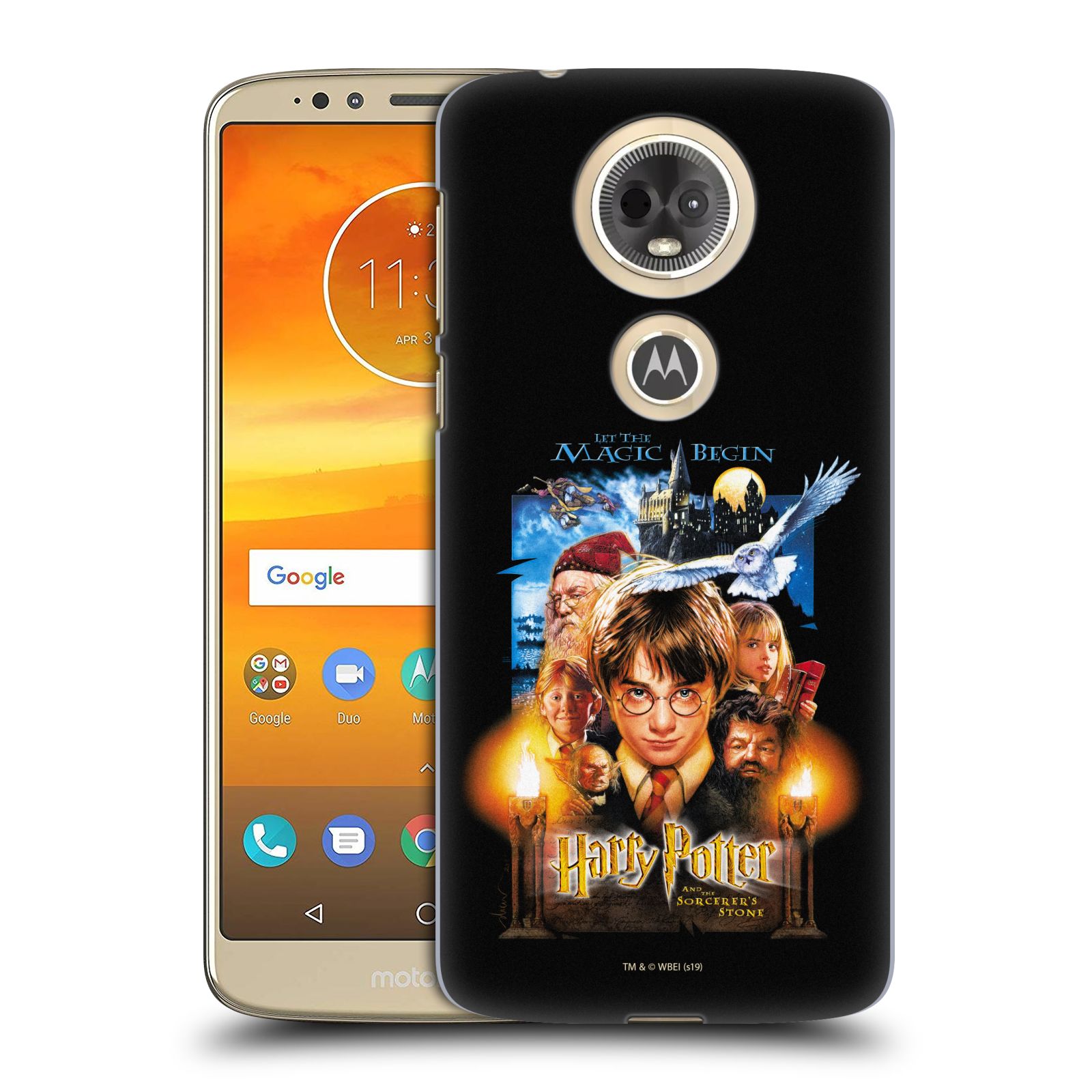 Pouzdro na mobil Motorola Moto E5 PLUS - HEAD CASE - Harry Potter - Kámen Mudrců
