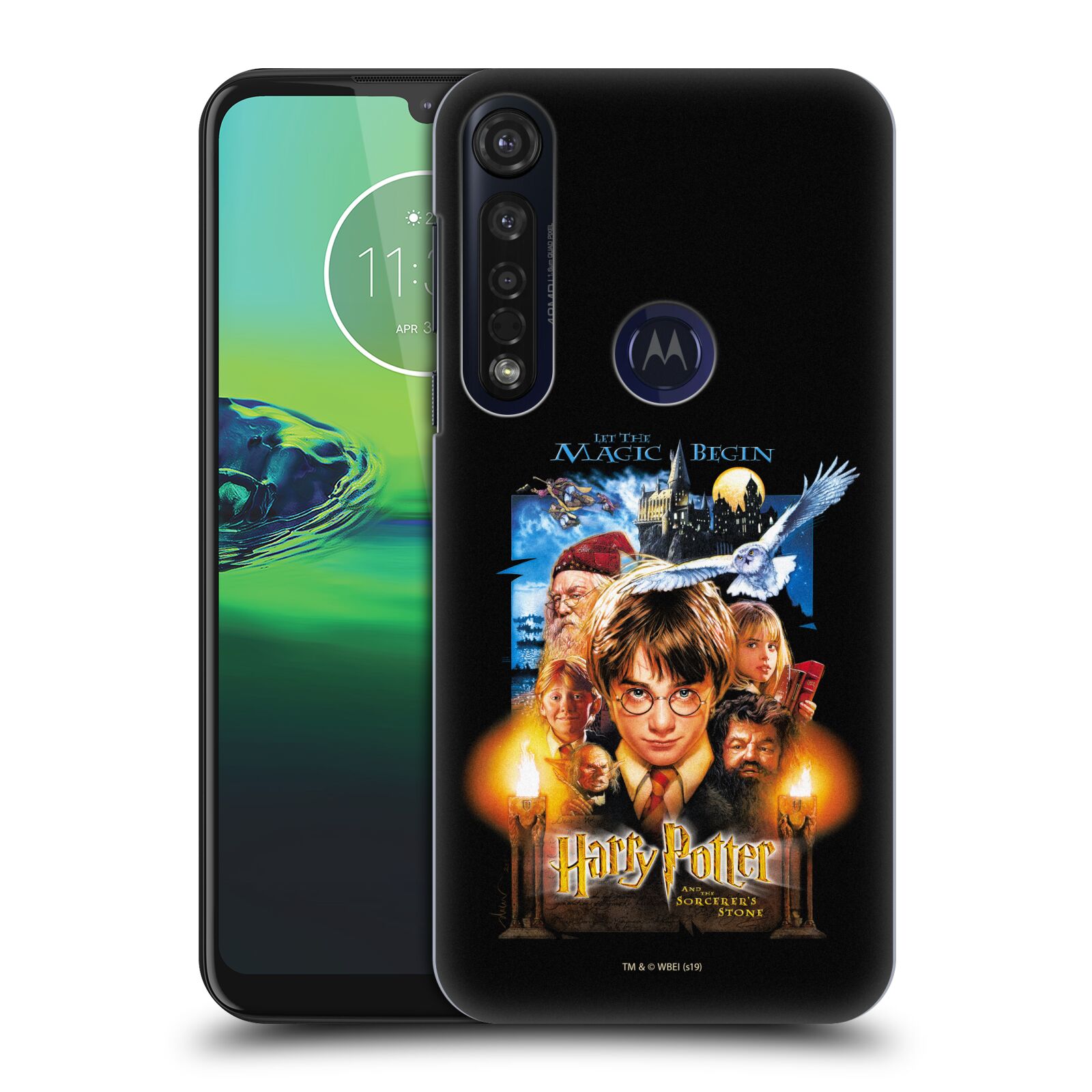 Pouzdro na mobil Motorola Moto G8 PLUS - HEAD CASE - Harry Potter - Kámen Mudrců
