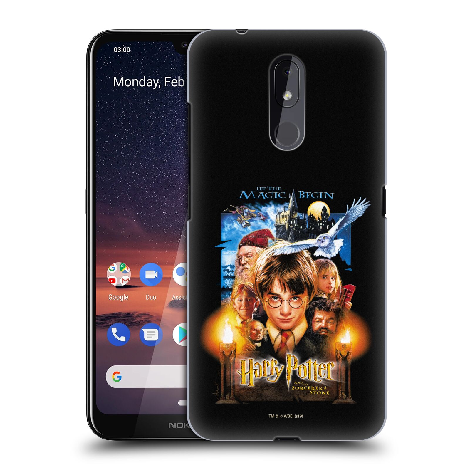 Pouzdro na mobil Nokia 3.2 - HEAD CASE - Harry Potter - Kámen Mudrců