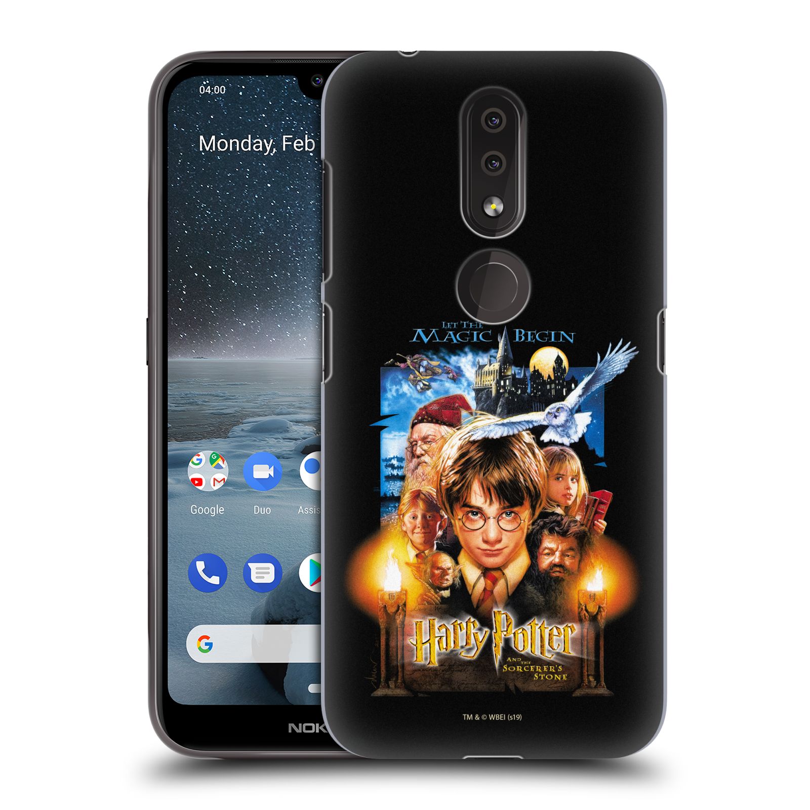 Pouzdro na mobil Nokia 4.2 - HEAD CASE - Harry Potter - Kámen Mudrců