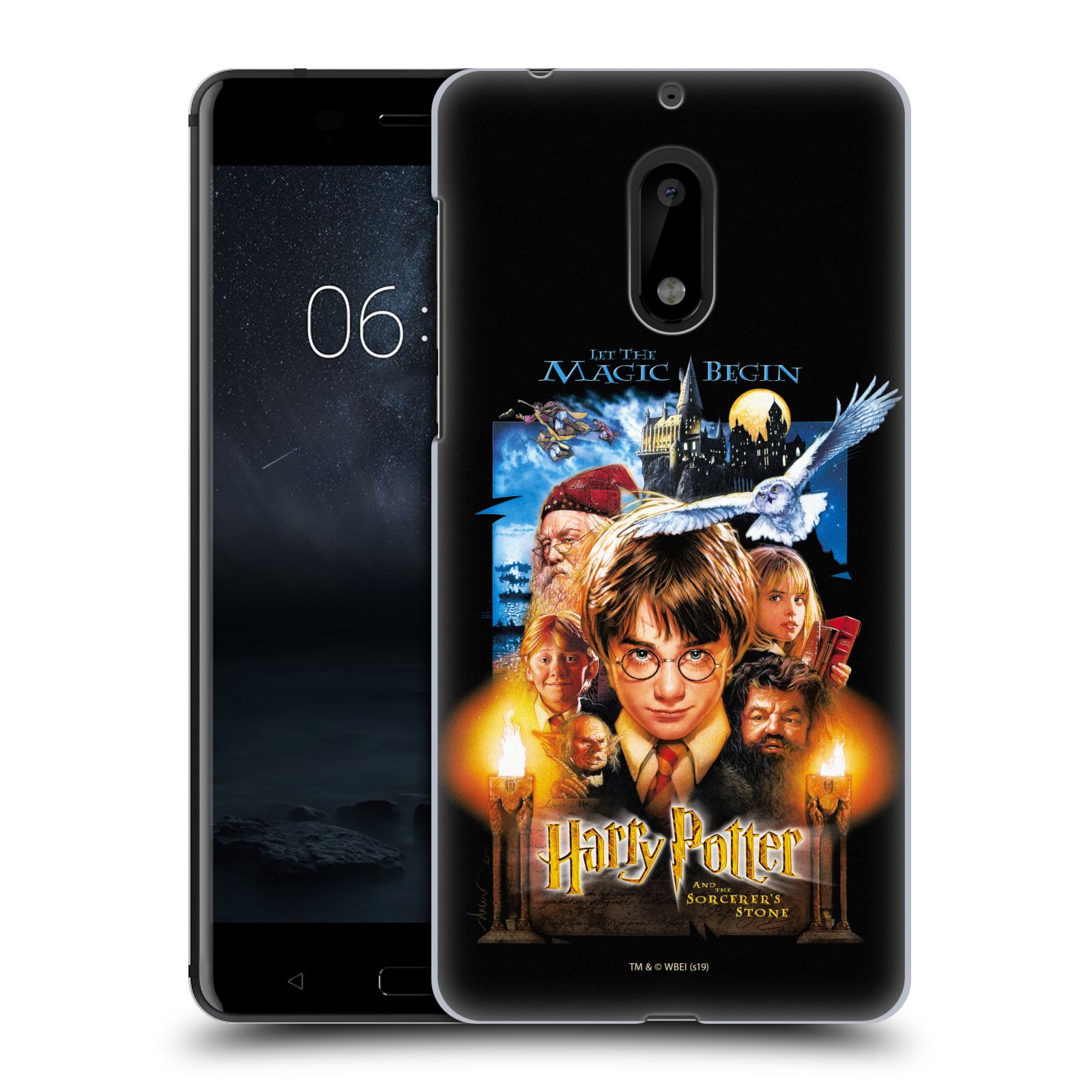 Pouzdro na mobil Nokia 6 - HEAD CASE - Harry Potter - Kámen Mudrců