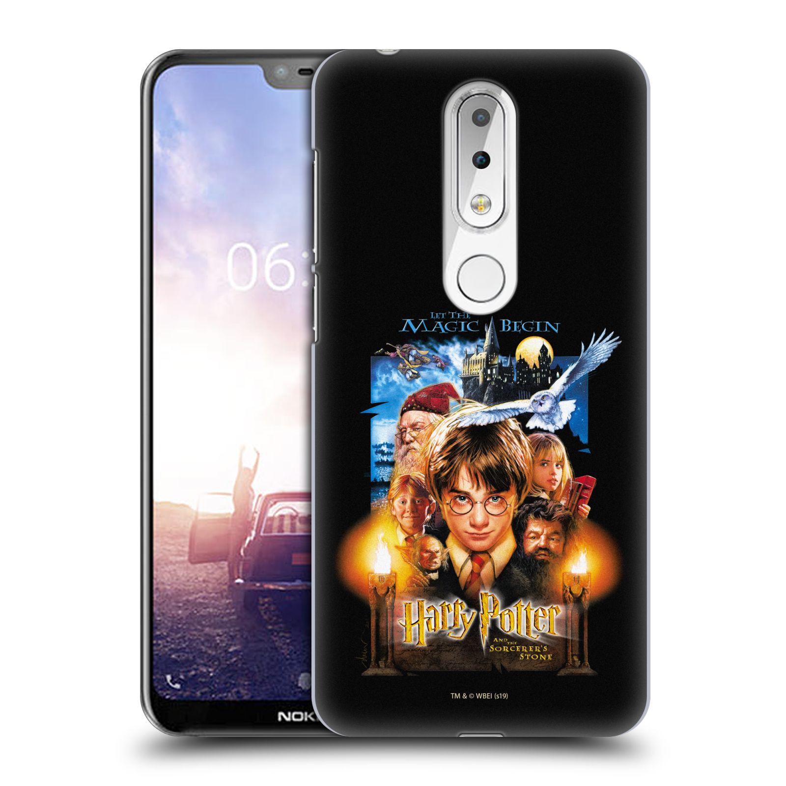 Pouzdro na mobil Nokia 6.1 PLUS - HEAD CASE - Harry Potter - Kámen Mudrců