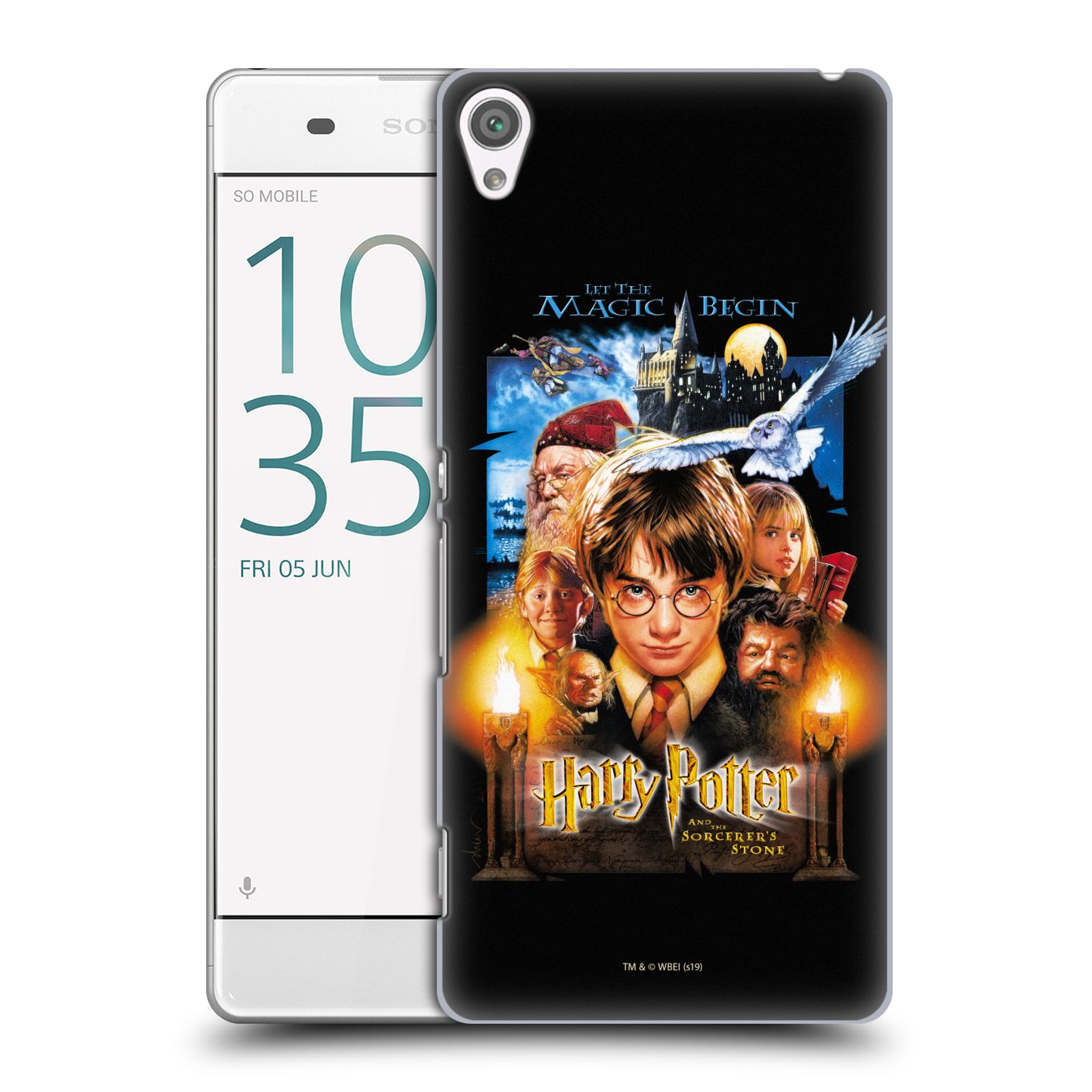Pouzdro na mobil Sony Xperia XA - HEAD CASE - Harry Potter - Kámen Mudrců
