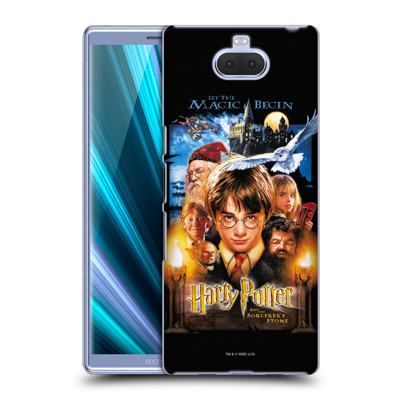 Pouzdro na mobil Sony Xperia 10 - HEAD CASE - Harry Potter - Kámen Mudrců