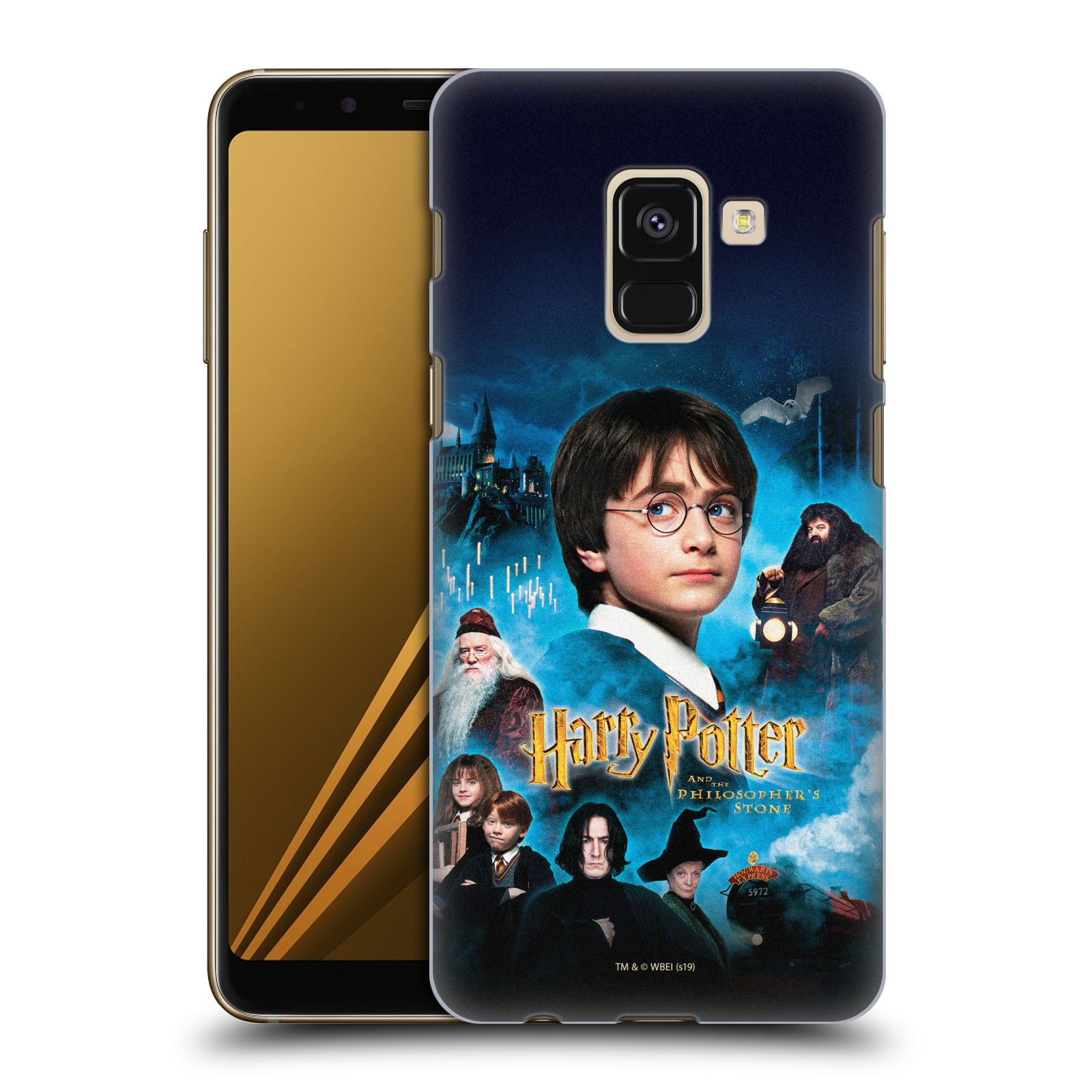 Pouzdro na mobil Samsung Galaxy A8+ 2018, A8 PLUS 2018 - HEAD CASE - Harry Potter a přátelé