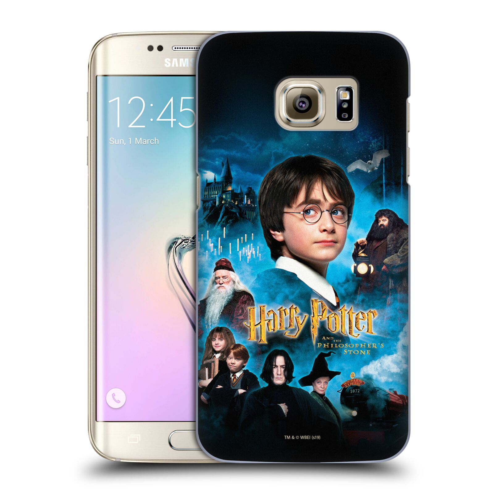 Pouzdro na mobil Samsung Galaxy S7 EDGE - HEAD CASE - Harry Potter a přátelé