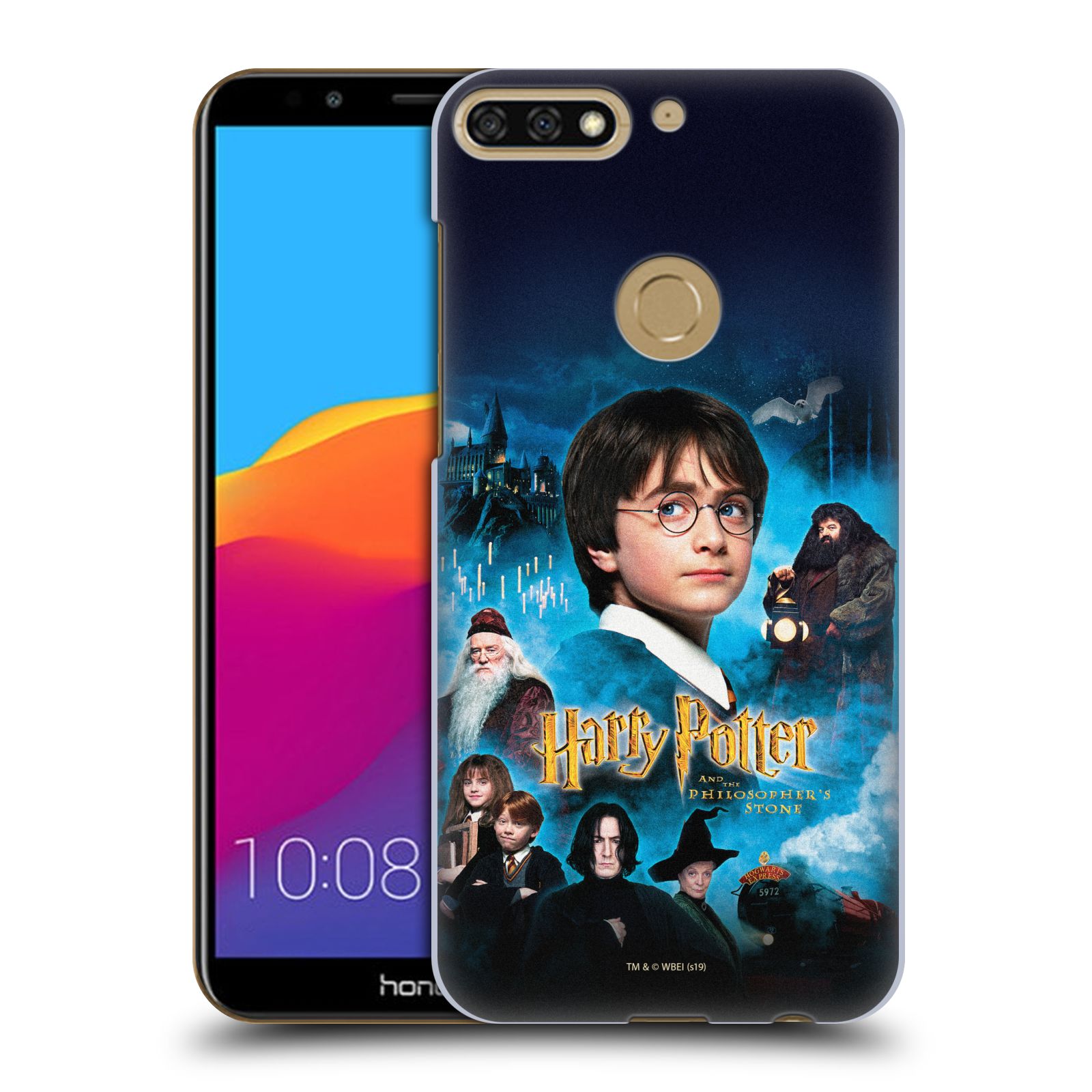 Pouzdro na mobil HONOR 7C - HEAD CASE - Harry Potter a přátelé
