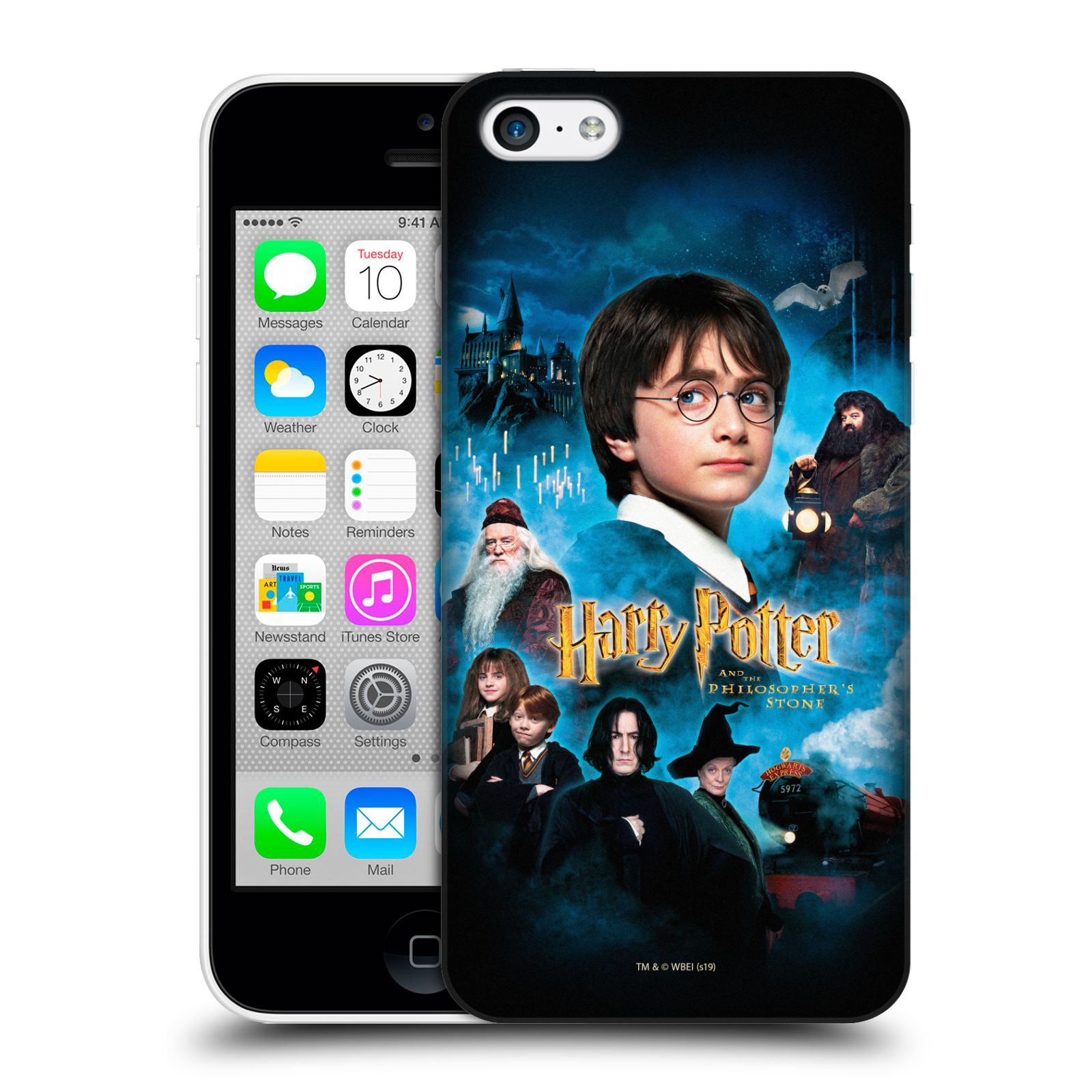 Pouzdro na mobil Apple Iphone 5C - HEAD CASE - Harry Potter a přátelé