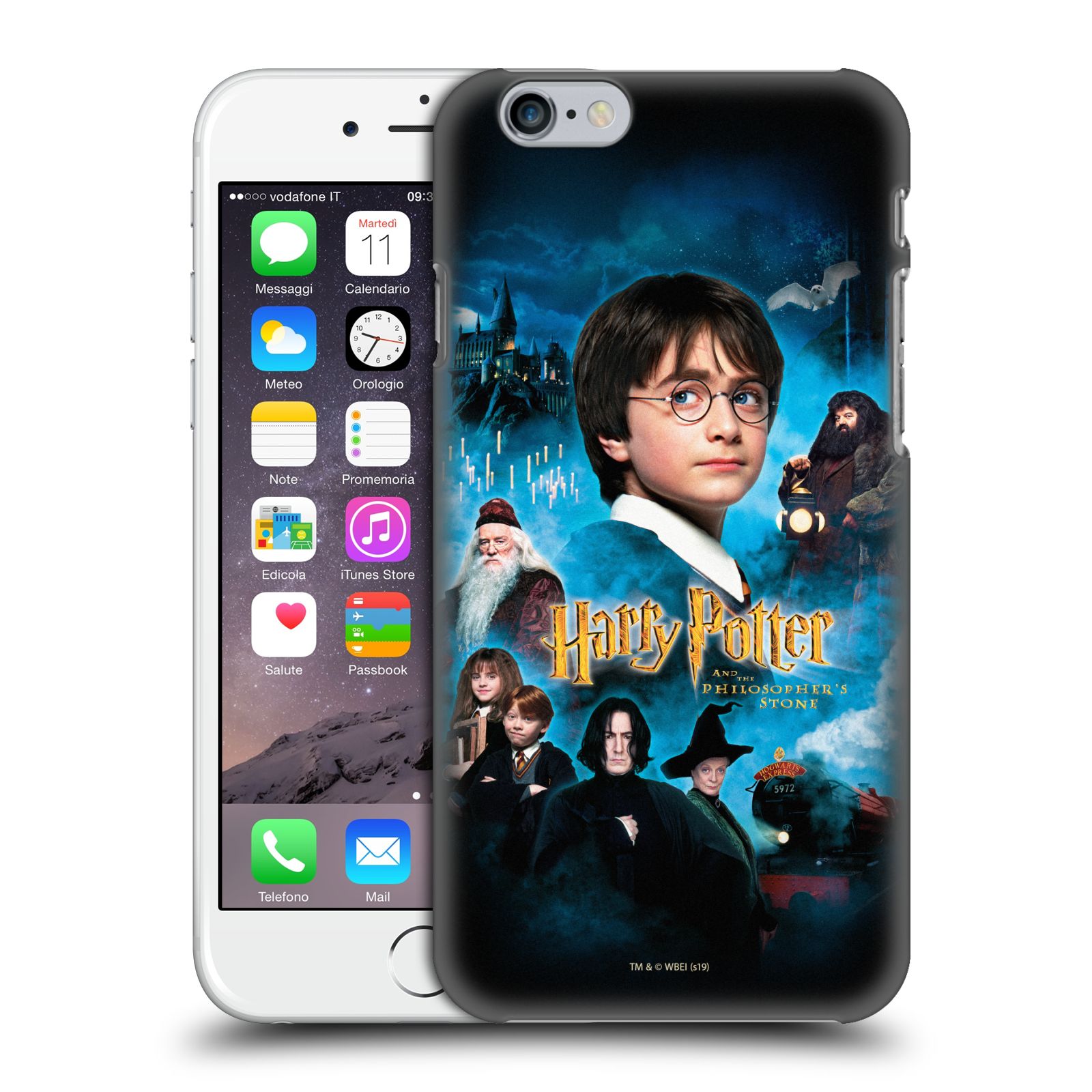 Pouzdro na mobil Apple Iphone 6/6S - HEAD CASE - Harry Potter a přátelé