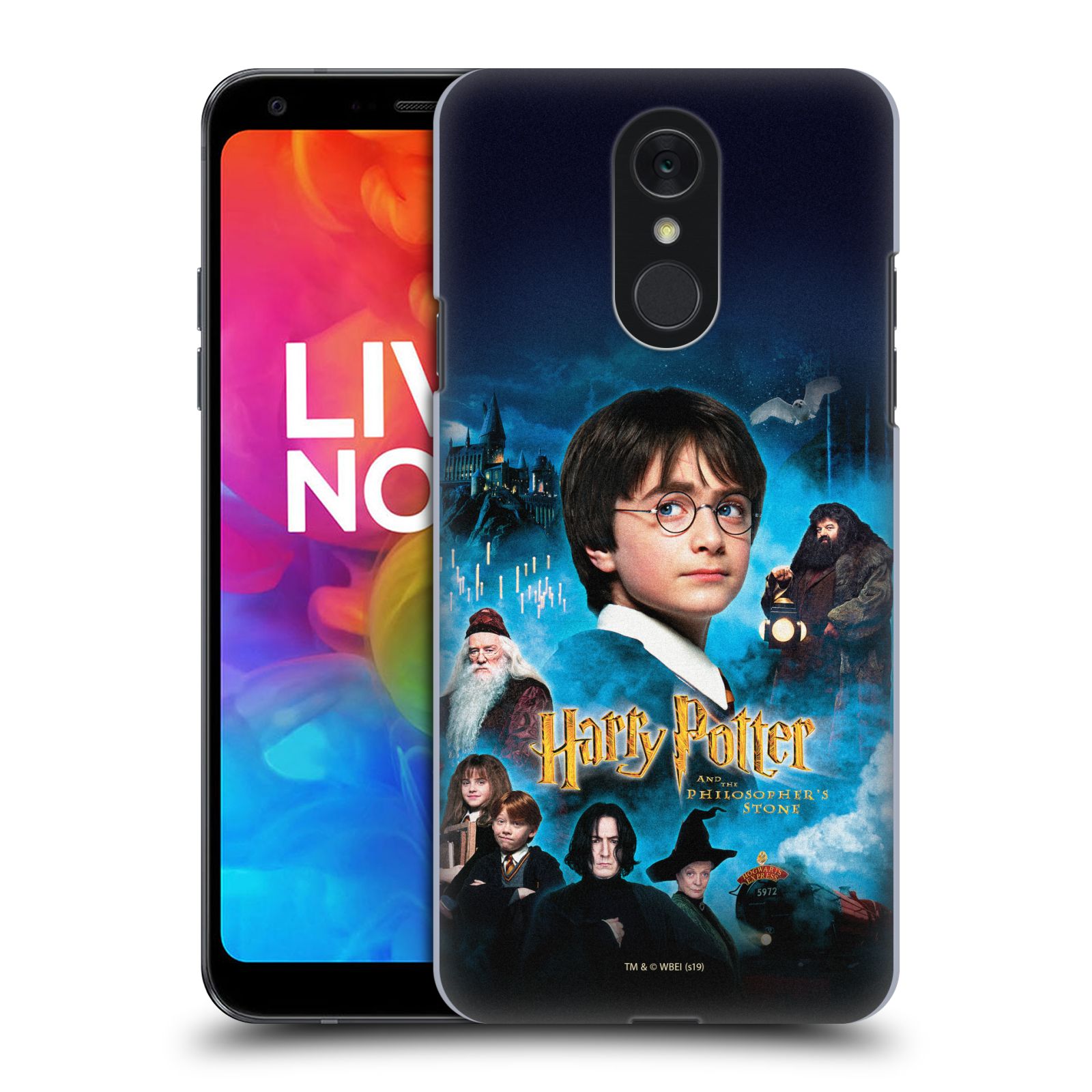 Pouzdro na mobil LG Q7 - HEAD CASE - Harry Potter a přátelé