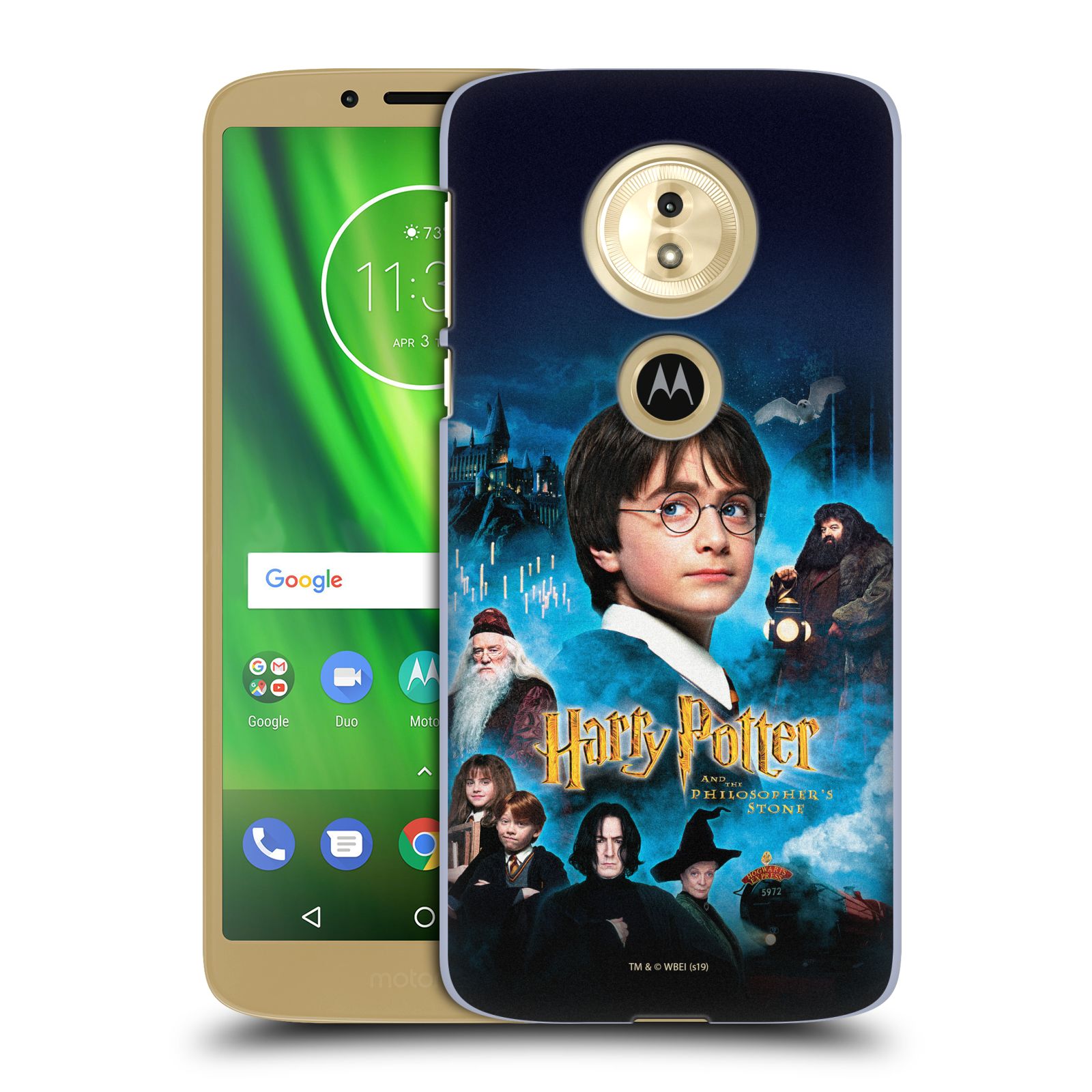 Pouzdro na mobil Motorola Moto E5 - HEAD CASE - Harry Potter a přátelé