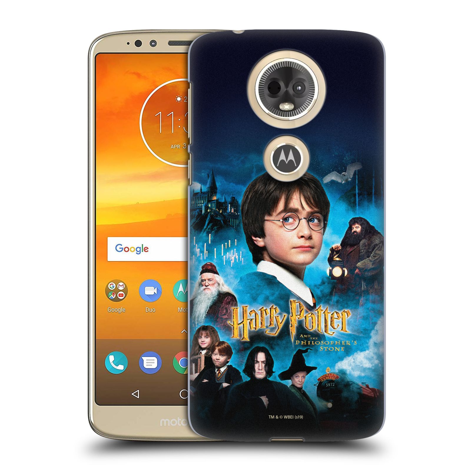 Pouzdro na mobil Motorola Moto E5 PLUS - HEAD CASE - Harry Potter a přátelé