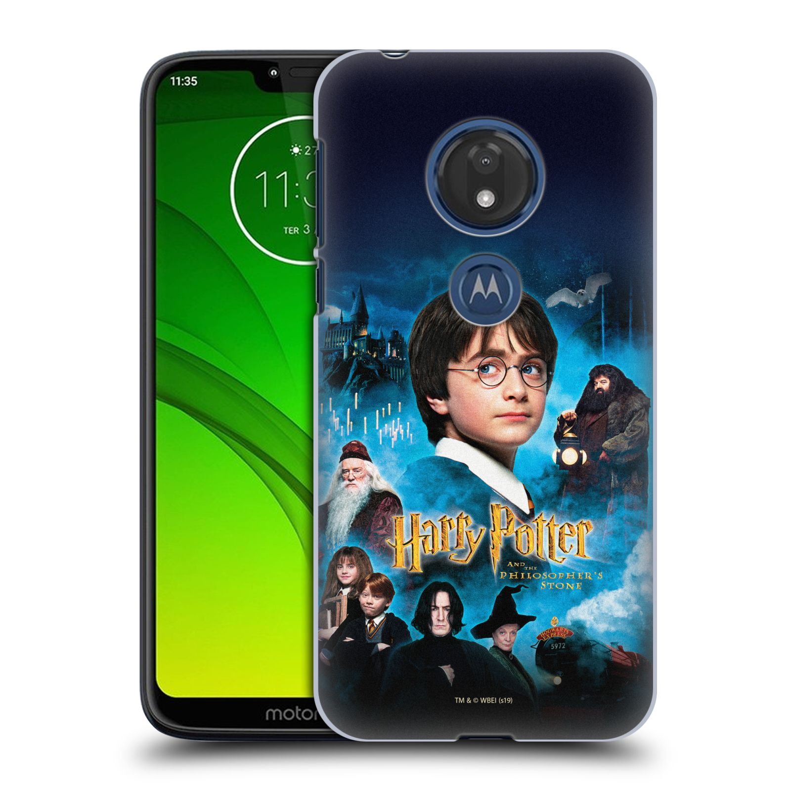 Pouzdro na mobil Motorola Moto G7 Play - HEAD CASE - Harry Potter a přátelé